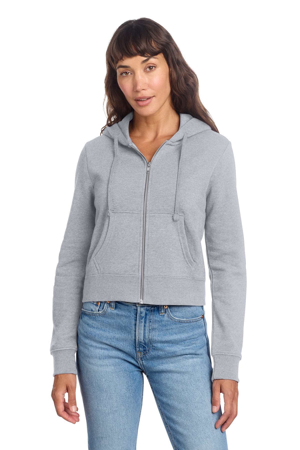 District ® Women's V.I.T.  Fleece Full-Zip Hoodie DT6103 thumbnail 5