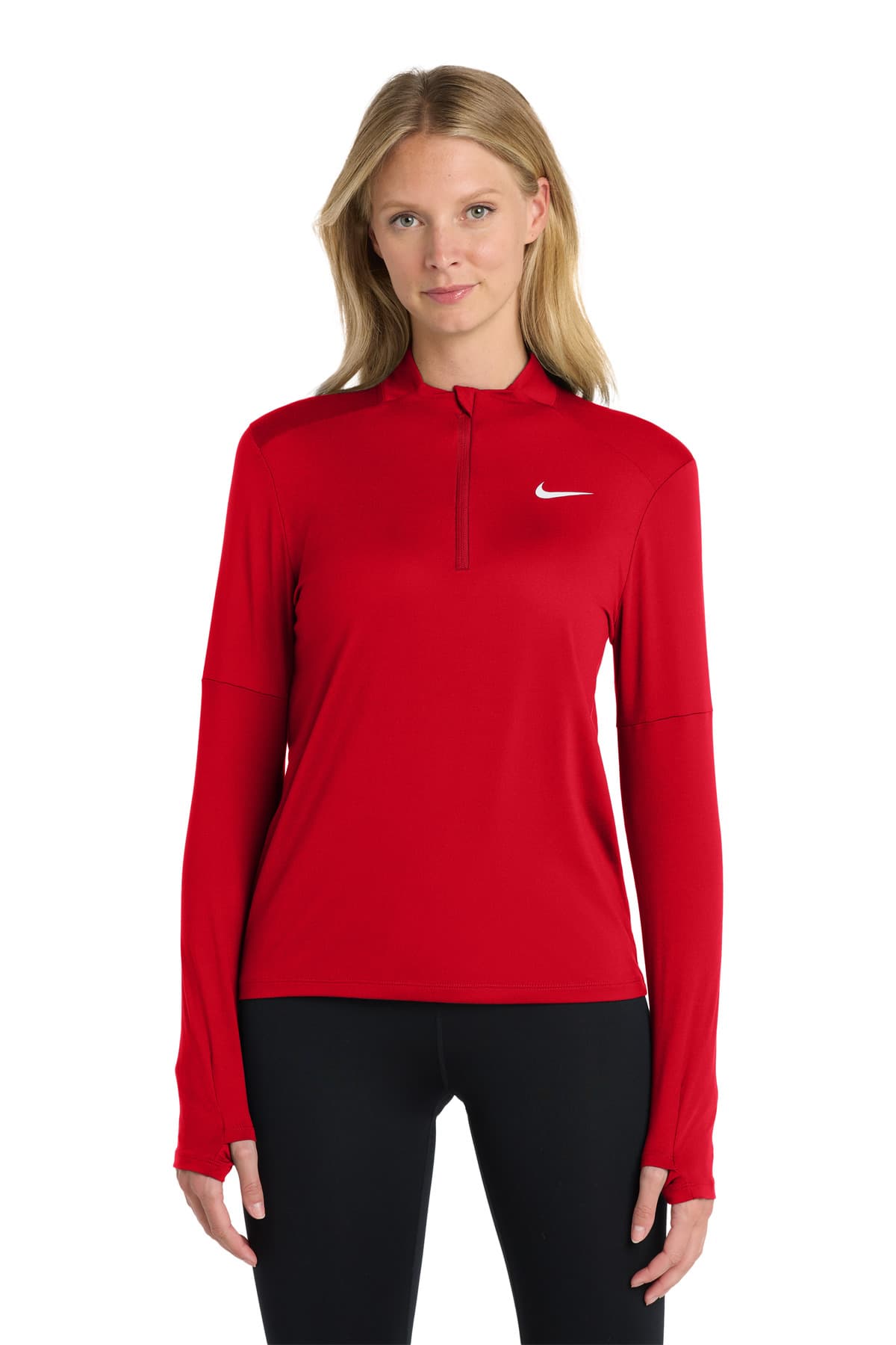 Nike Women's Dri-FIT Element 1/2-Zip Top NKDH4951 thumbnail 2