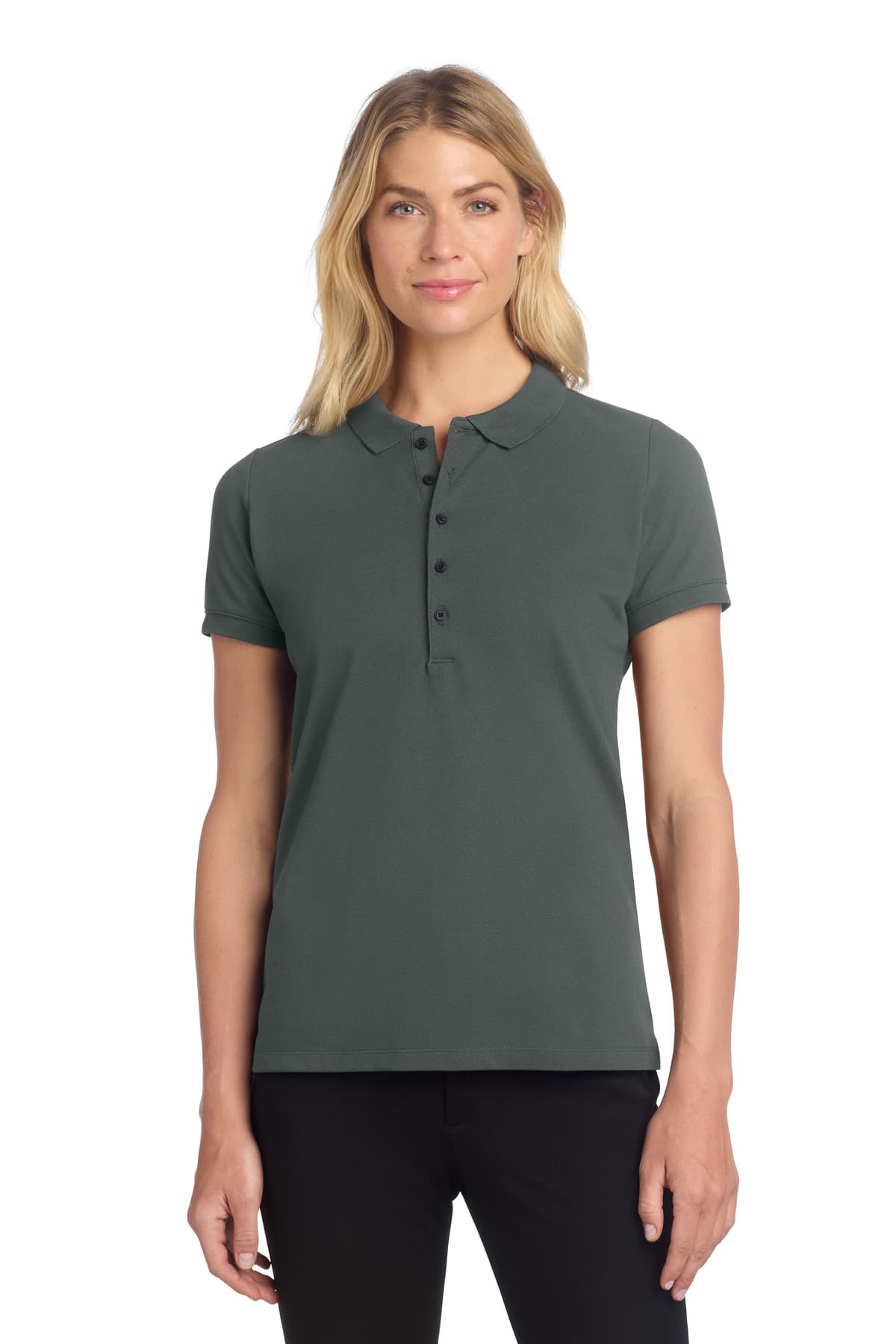Mercer+Mettle ® Women's Stretch Heavyweight Pique Polo MM1001 thumbnail 2