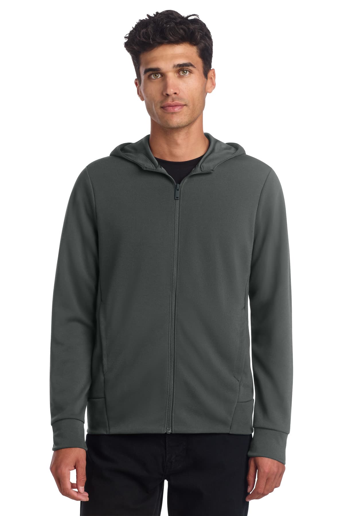 Mercer+Mettle ® Double-Knit Full-Zip Hoodie MM3002 thumbnail 2