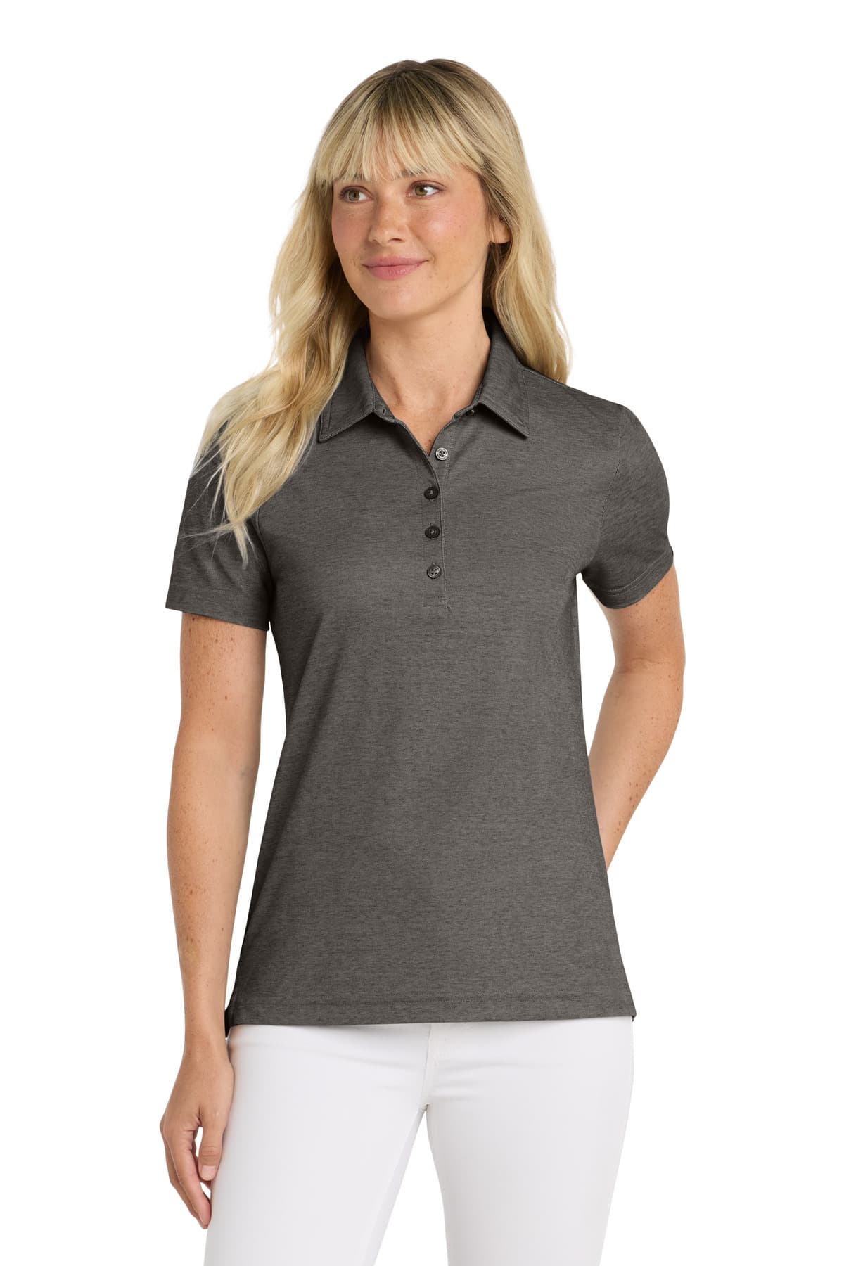 TravisMathew Women's Oceanside Heather Polo TM1WW002 thumbnail 3