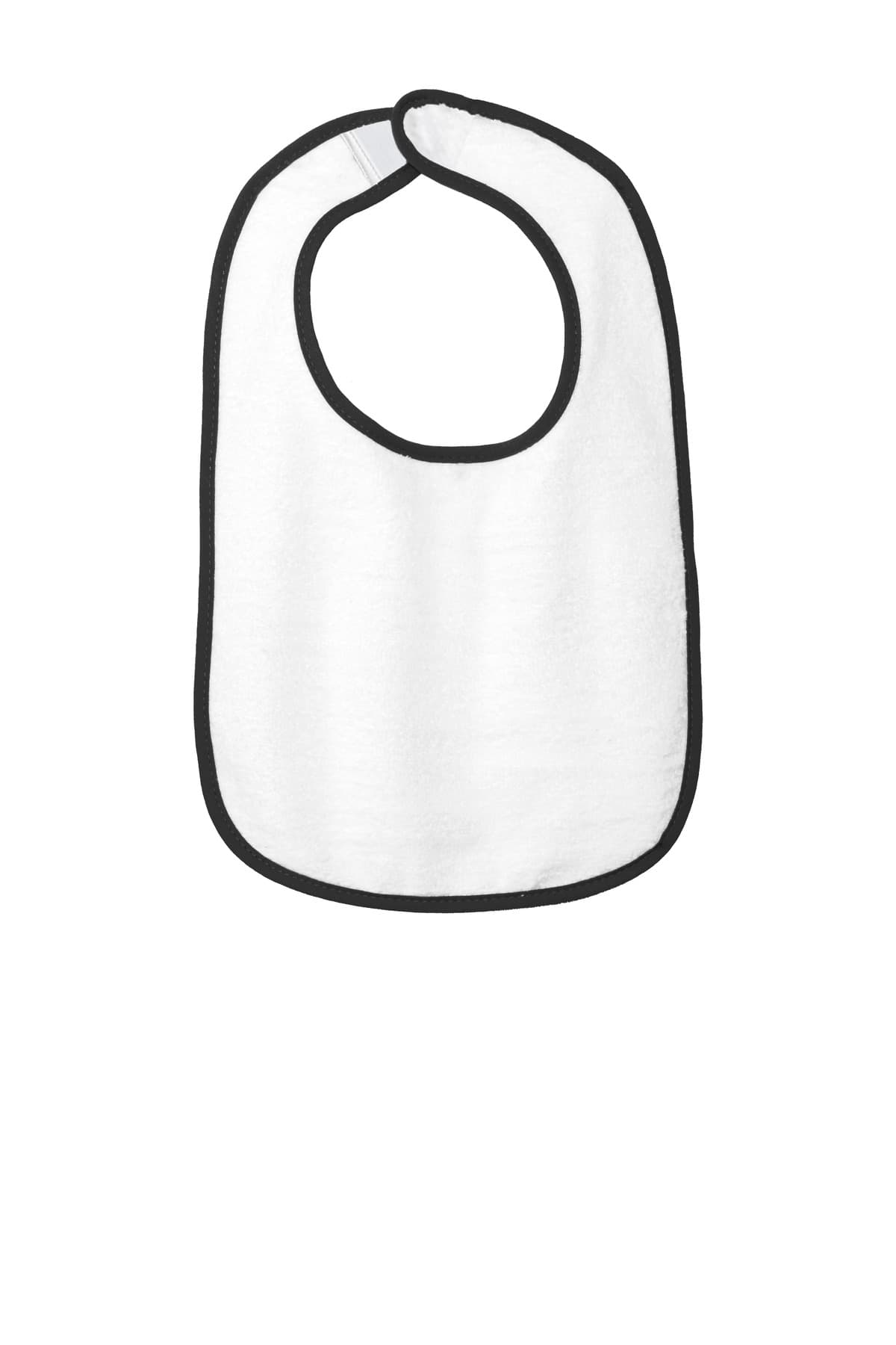Rabbit Skins  Infant Contrast Trim Terry Bib. RS1003 thumbnail 2
