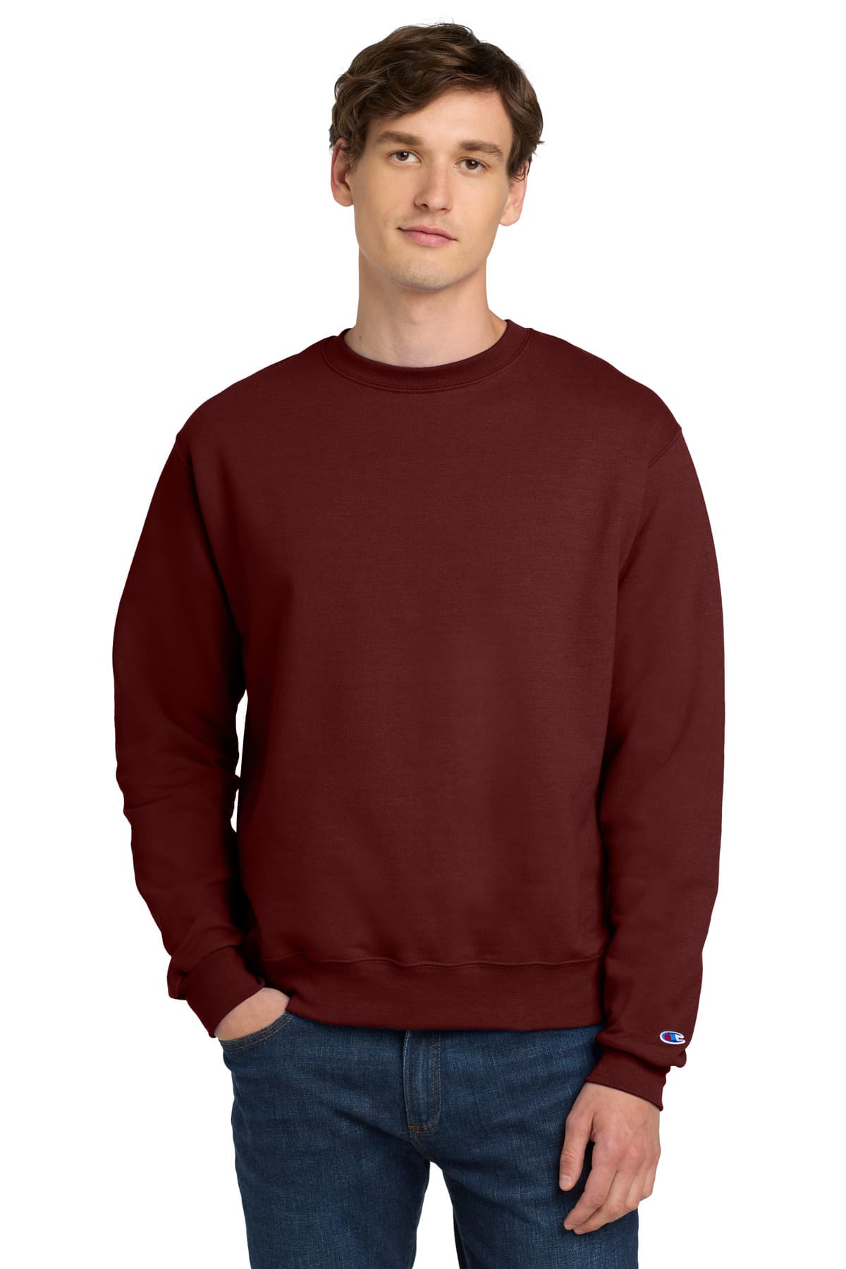 Champion ® Powerblend ® Crewneck Sweatshirt. S6000 thumbnail 5