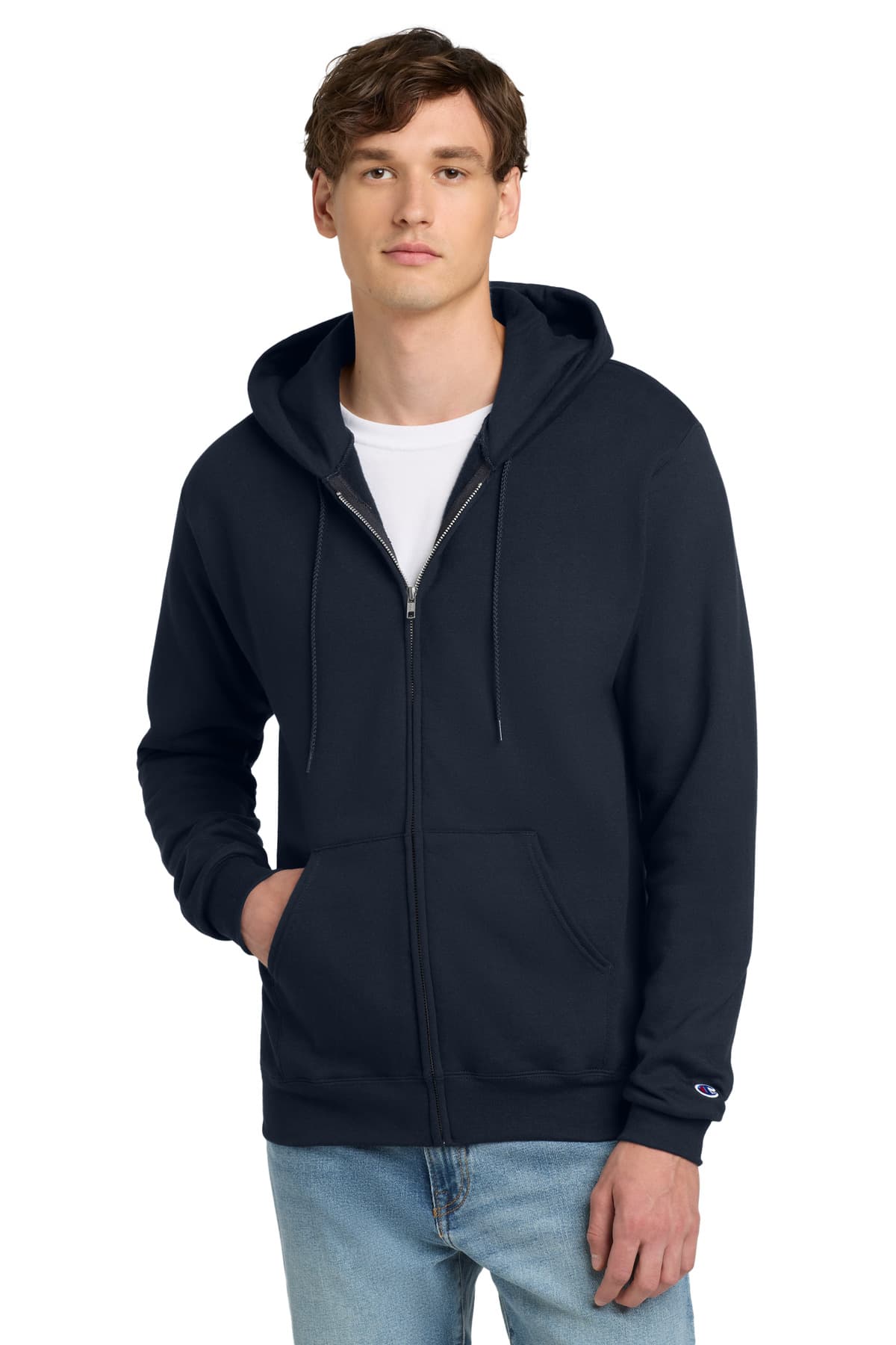 Champion ® Powerblend ® Full-Zip Hoodie. S800 thumbnail 5
