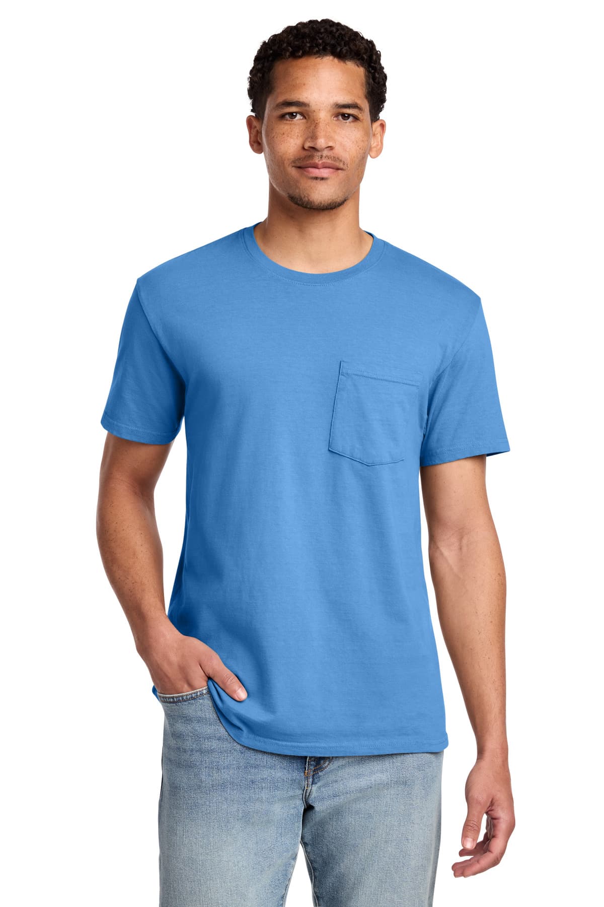 Port & Co  Beach Wash ® Garment-Dyed Pocket Tee. PC099P thumbnail 2