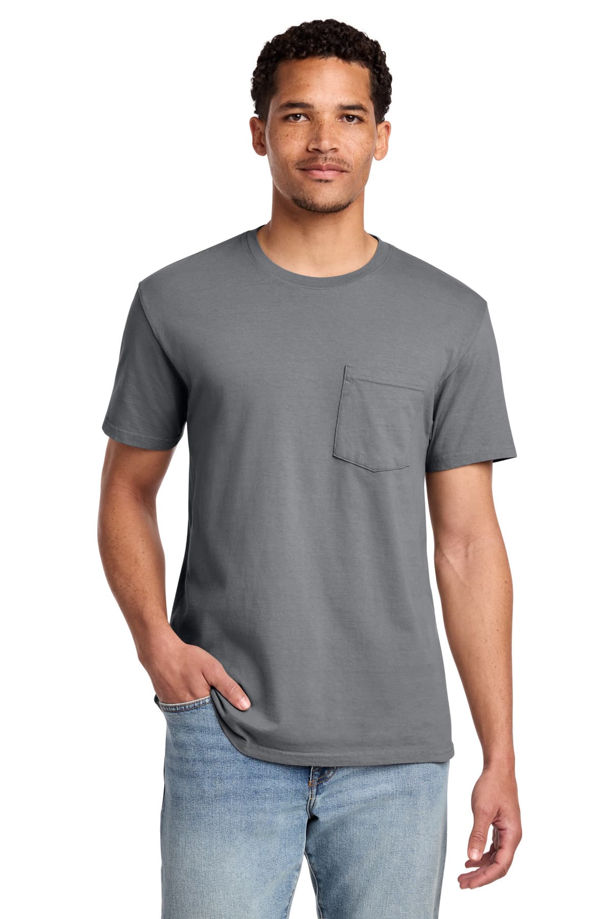 Port & Co  Beach Wash ® Garment-Dyed Pocket Tee. PC099P thumbnail 3