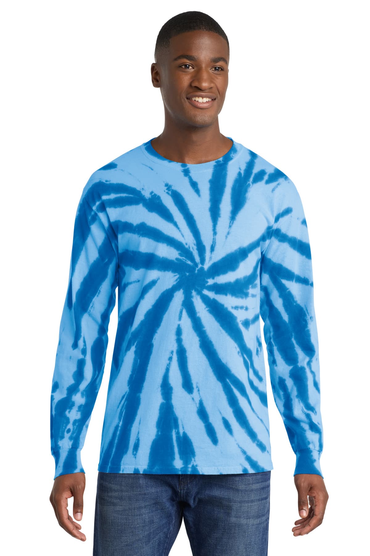 Port & Co  Tie-Dye Long Sleeve Tee. PC147LS thumbnail 4