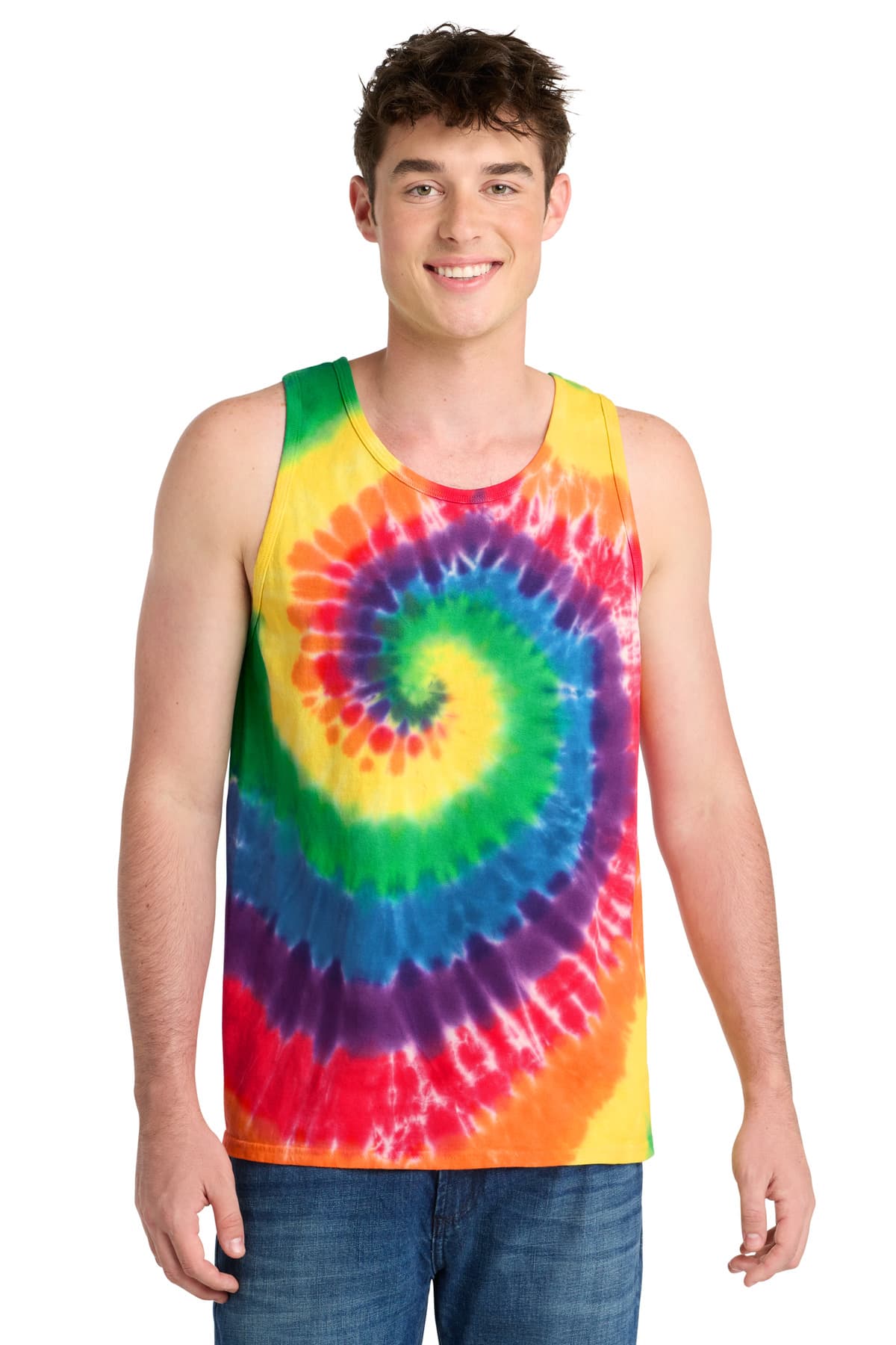 Port & Co  Tie-Dye Tank Top. PC147TT thumbnail 4