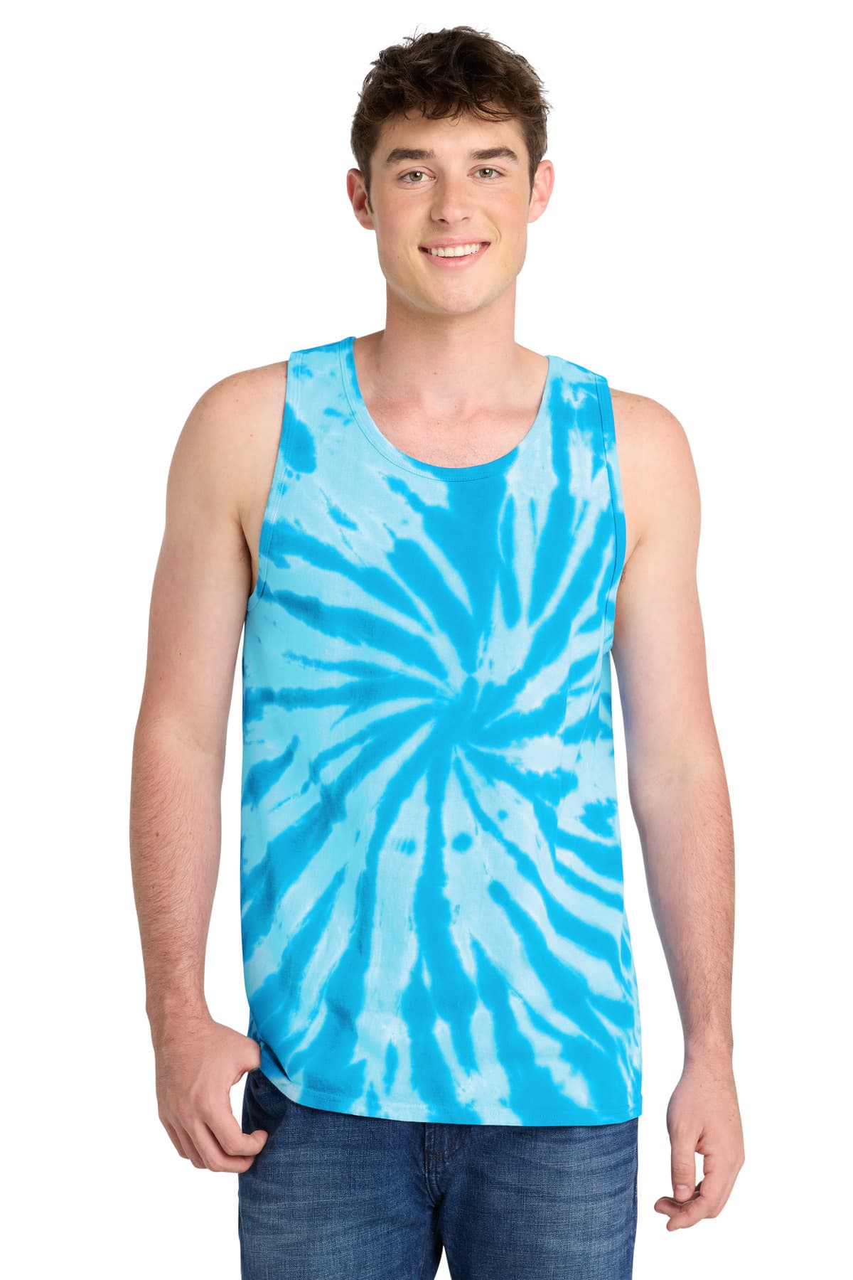Port & Co  Tie-Dye Tank Top. PC147TT thumbnail 3
