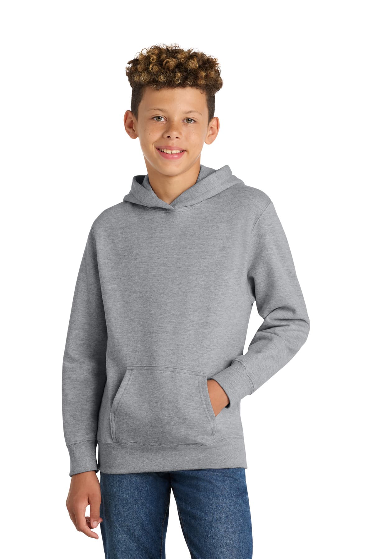 Port & Co  Youth Fan Favorite Fleece Pullover Hooded Sweatshirt. PC850YH thumbnail 3