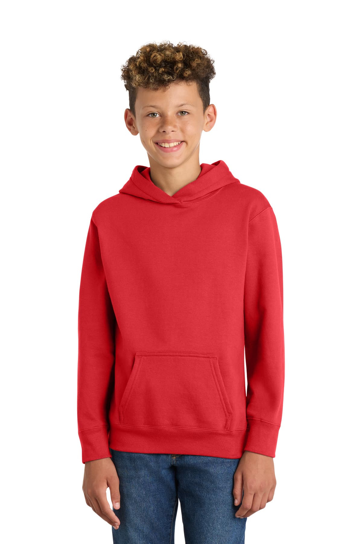Port & Co  Youth Fan Favorite Fleece Pullover Hooded Sweatshirt. PC850YH thumbnail 4
