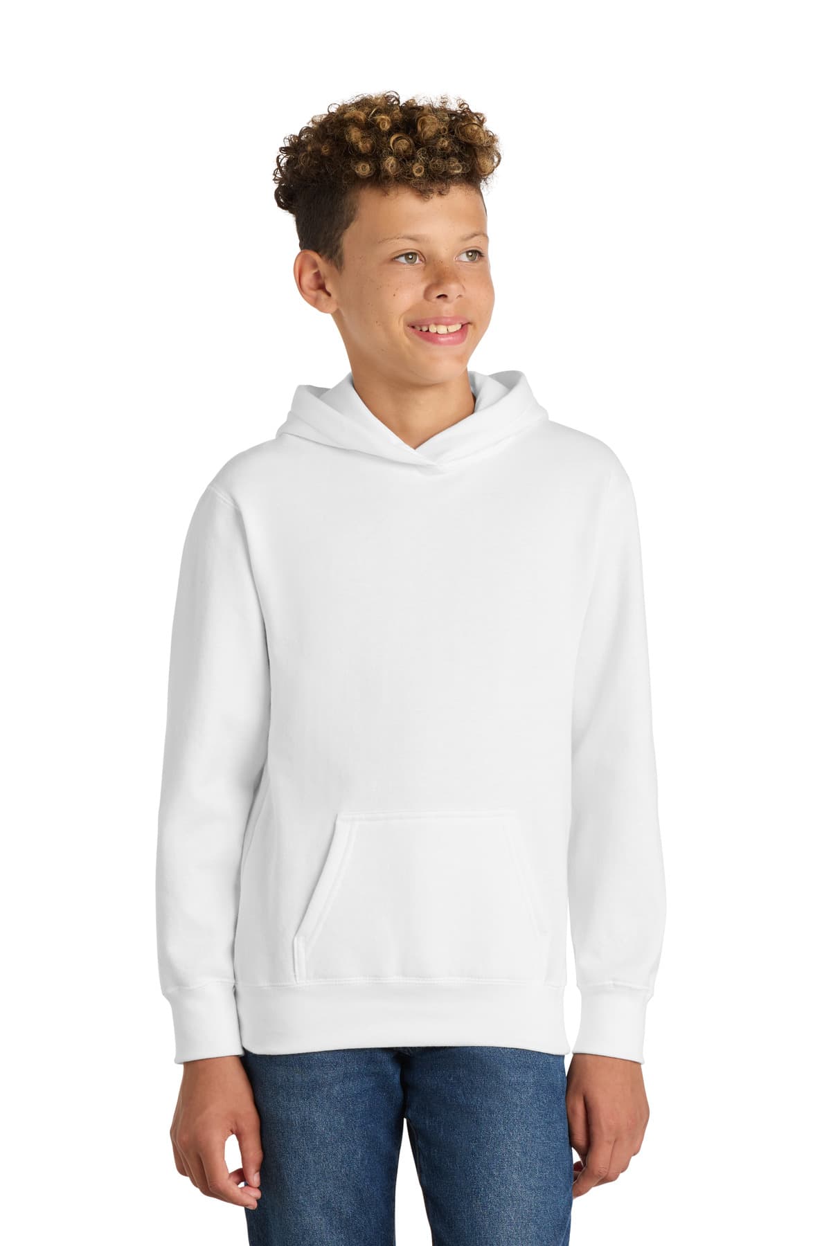 Port & Co  Youth Fan Favorite Fleece Pullover Hooded Sweatshirt. PC850YH thumbnail 2