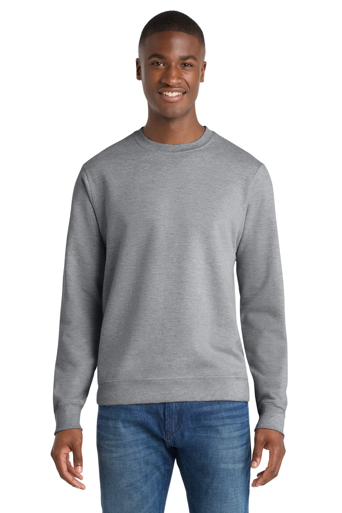 Port & Co  Fan Favorite Fleece Crewneck Sweatshirt. PC850 thumbnail 3
