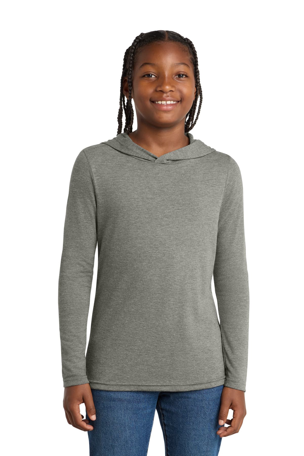 District ® Youth Perfect Tri ® Long Sleeve Hoodie DT139Y thumbnail 3