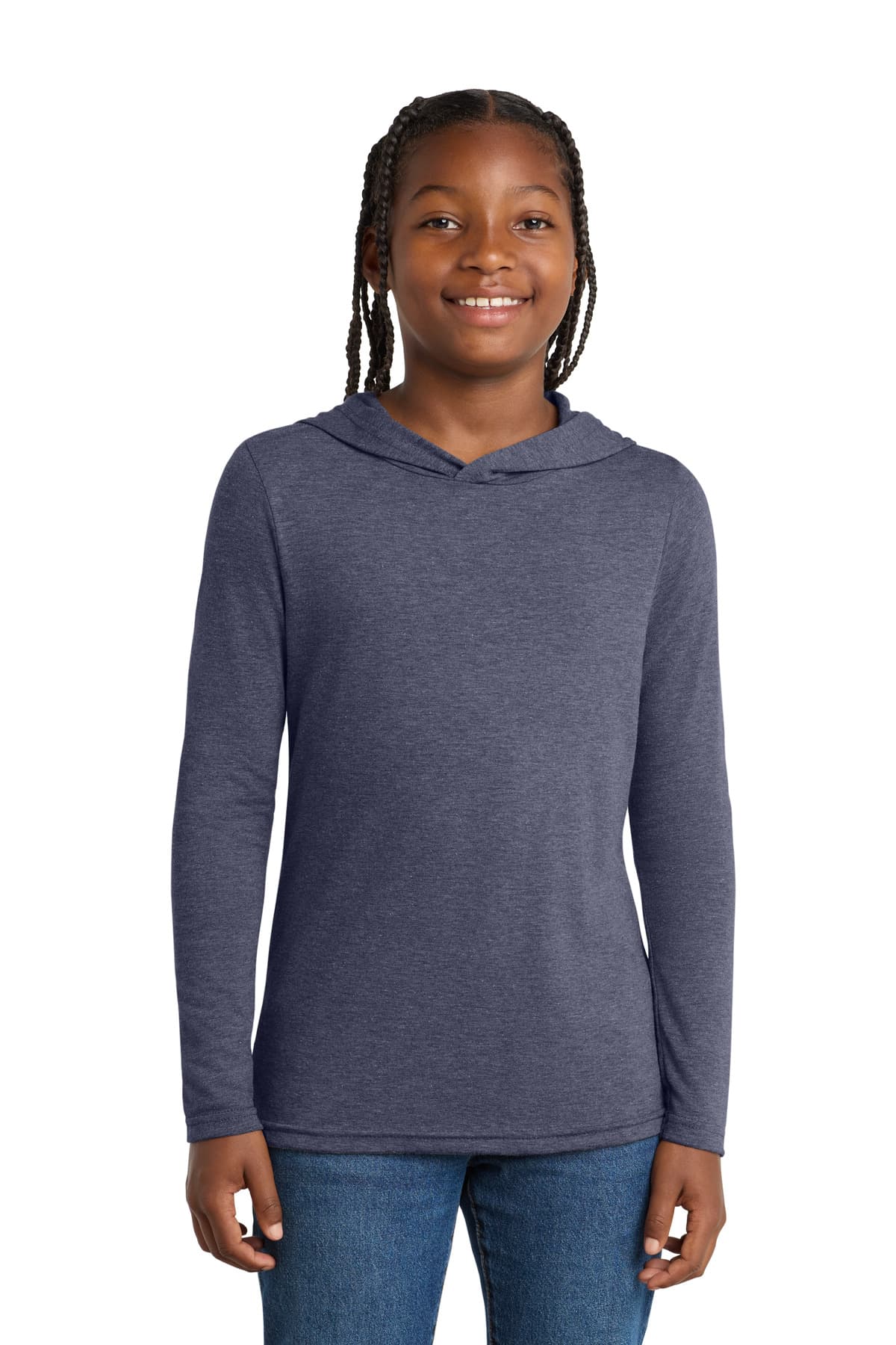 District ® Youth Perfect Tri ® Long Sleeve Hoodie DT139Y thumbnail 2