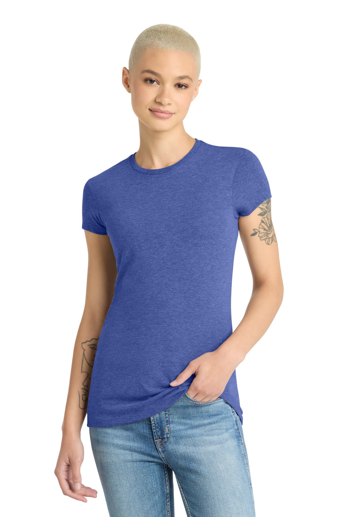 District ® Women's Fitted Perfect Tri ® Tee. DT155 thumbnail 4