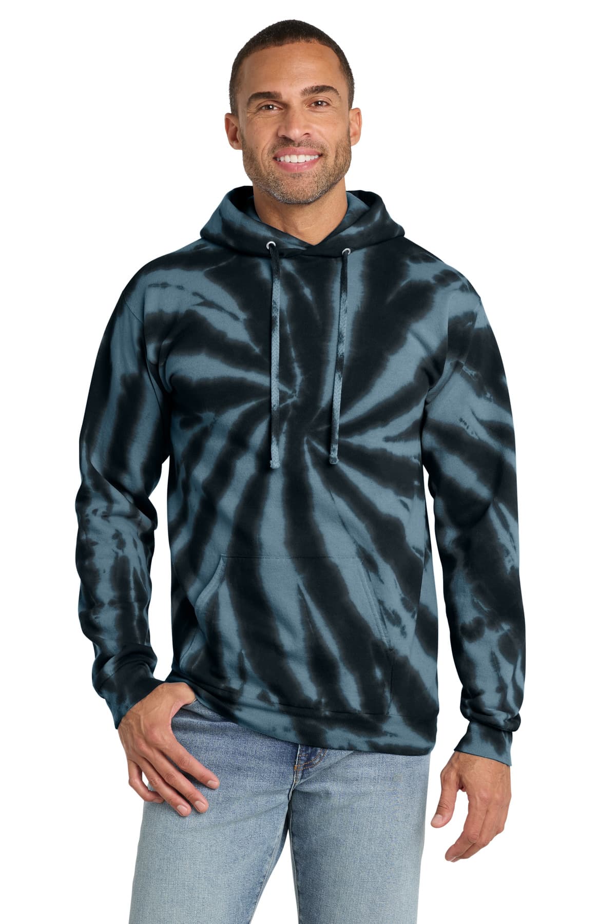 Port & Co  Tie-Dye Pullover Hooded Sweatshirt. PC146 thumbnail 2