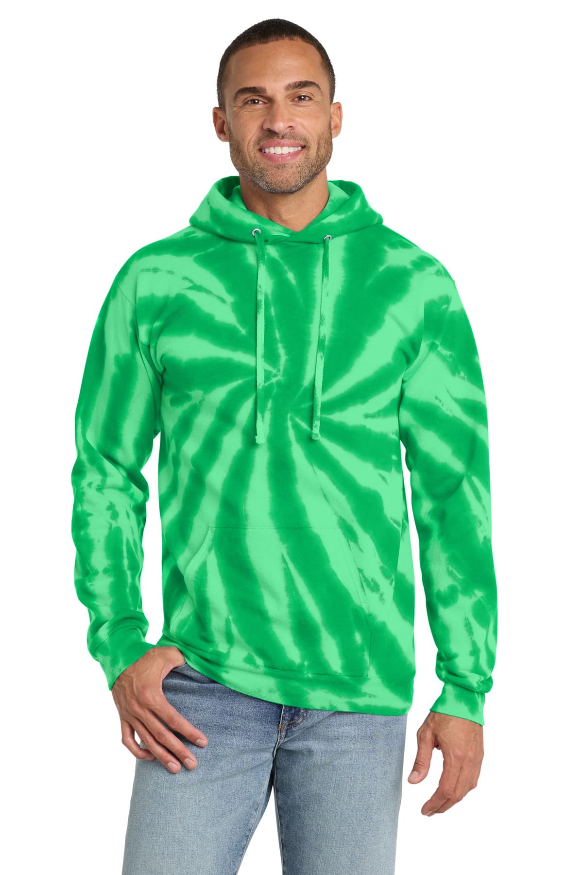 Port & Co  Tie-Dye Pullover Hooded Sweatshirt. PC146 thumbnail 3