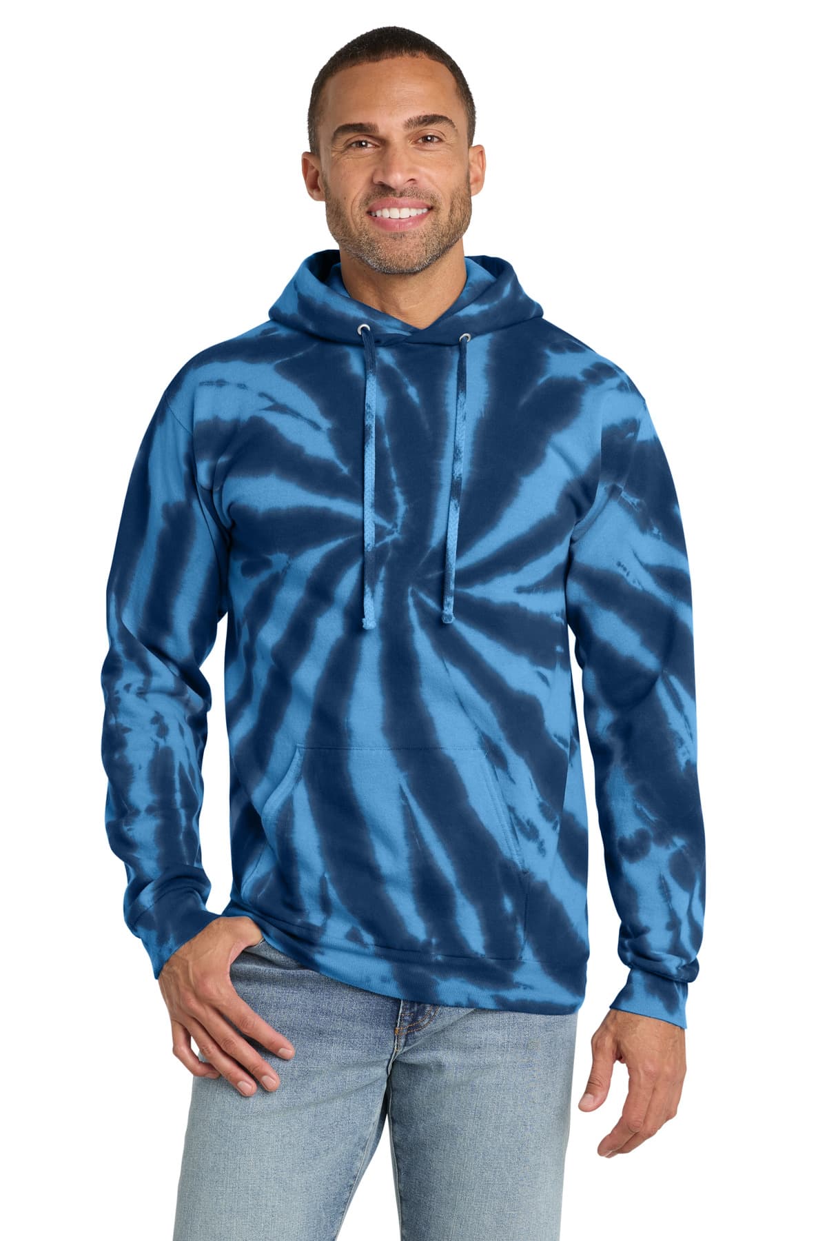 Port & Co  Tie-Dye Pullover Hooded Sweatshirt. PC146 thumbnail 4