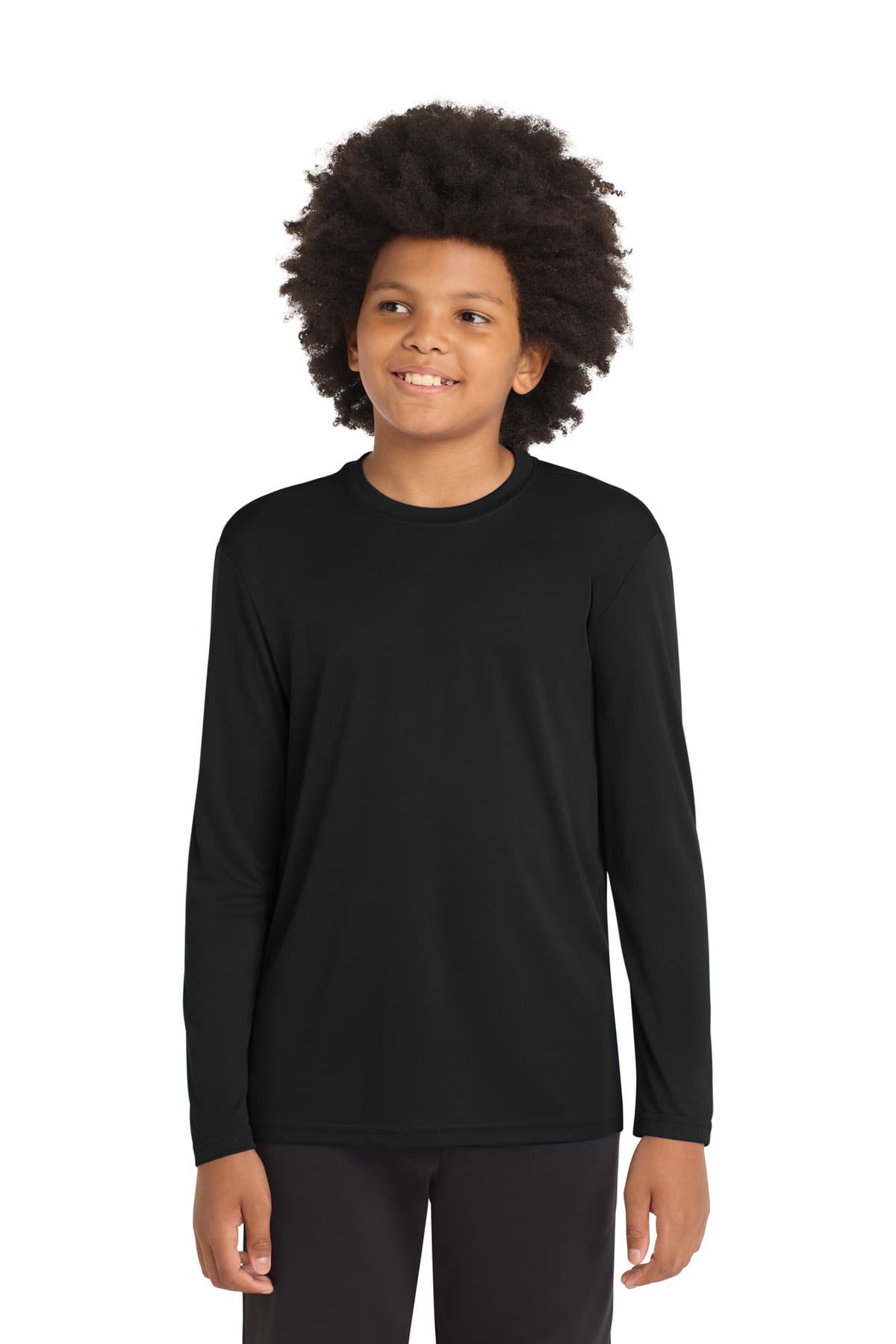 Sport-Tek ® Youth Long Sleeve PosiCharge ® Competitor Tee. YST350LS thumbnail 2