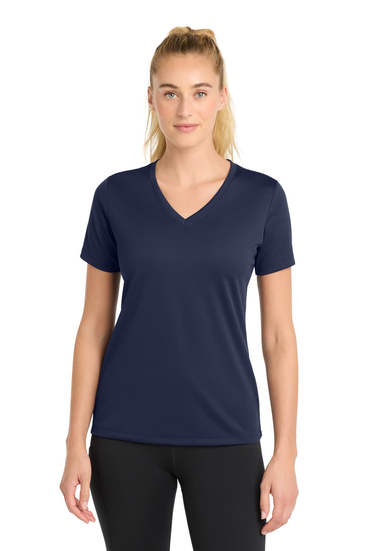 Sport-Tek ® Women's PosiCharge ® RacerMesh ® V-Neck Tee. LST340 thumbnail 4