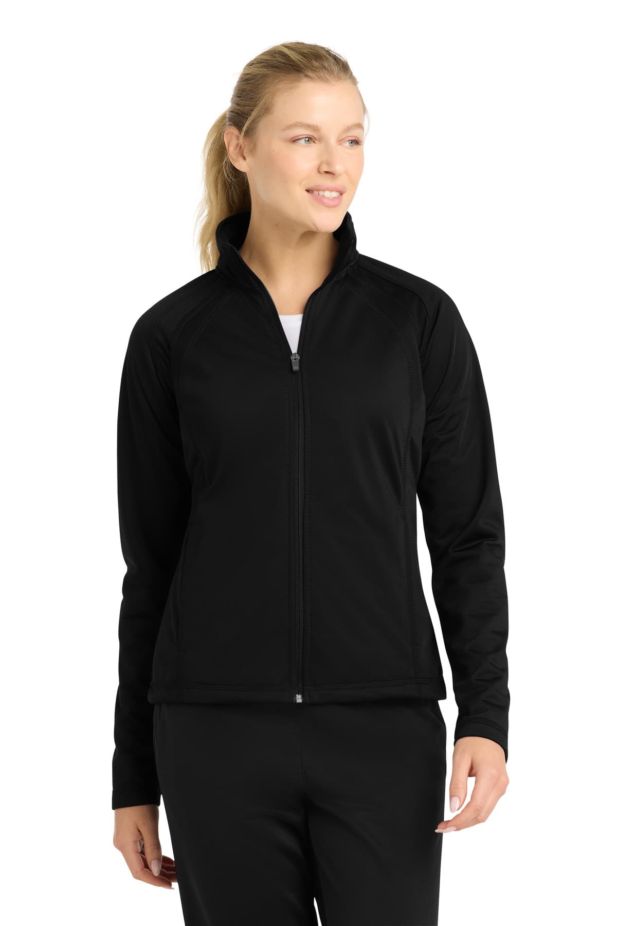 Sport-Tek ® Women's Tricot Track Jacket. LST90 thumbnail 2
