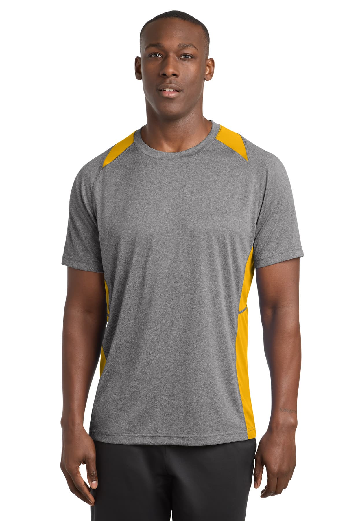 Sport-Tek ® Heather Colorblock Contender  Tee. ST361 thumbnail 4