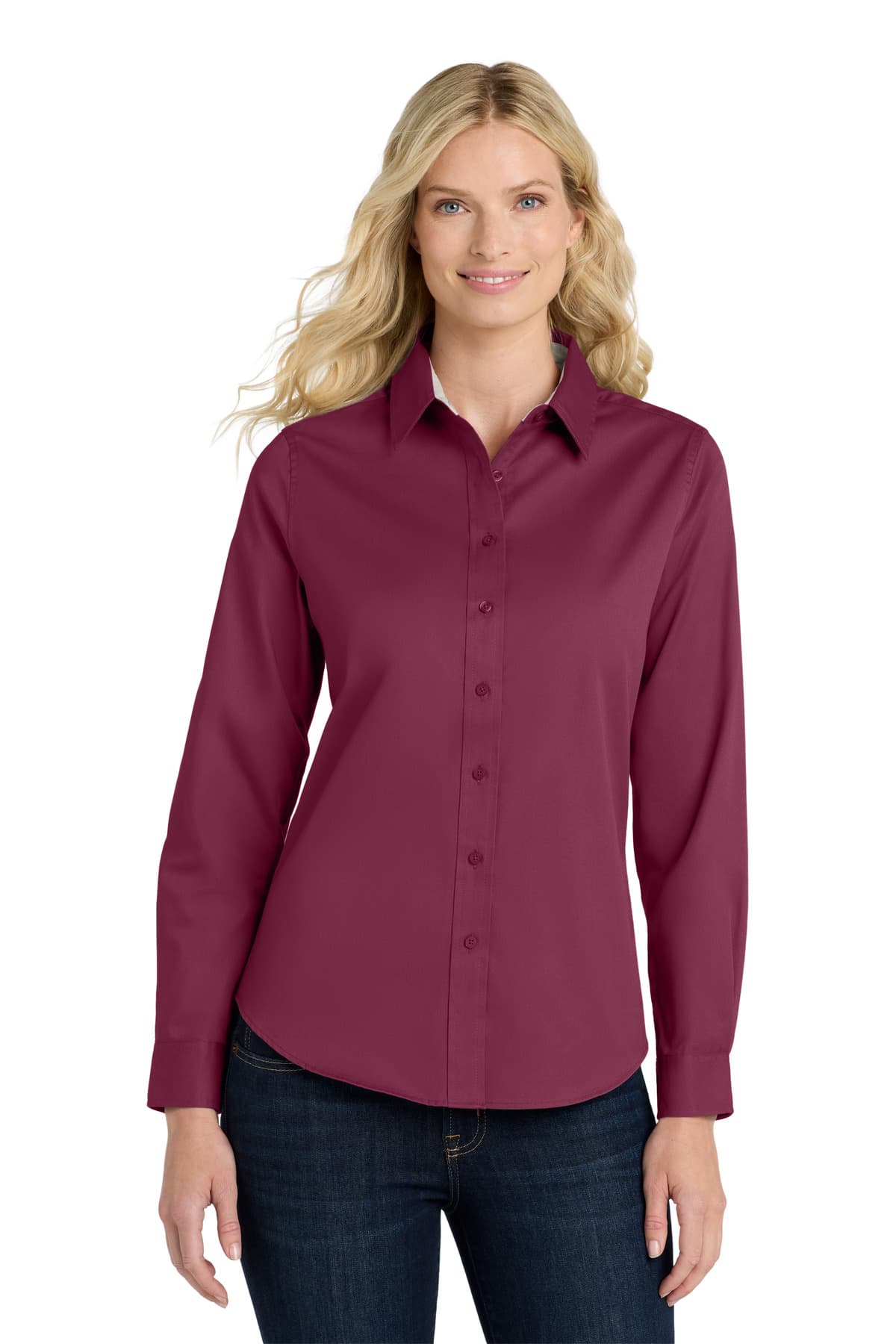 Port Authority ® Women's Long Sleeve Easy Care Shirt. L608 thumbnail 5