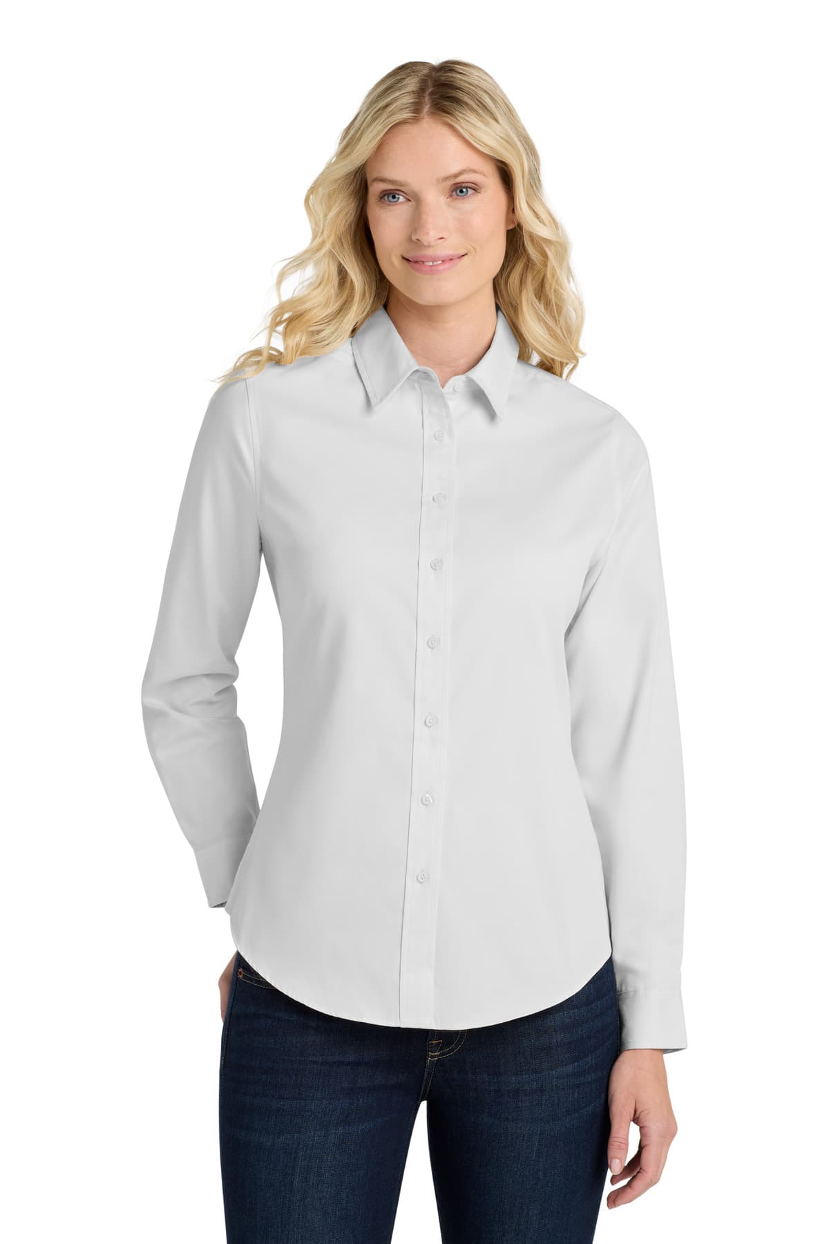 Port Authority ® Women's Long Sleeve Easy Care Shirt. L608 thumbnail 4