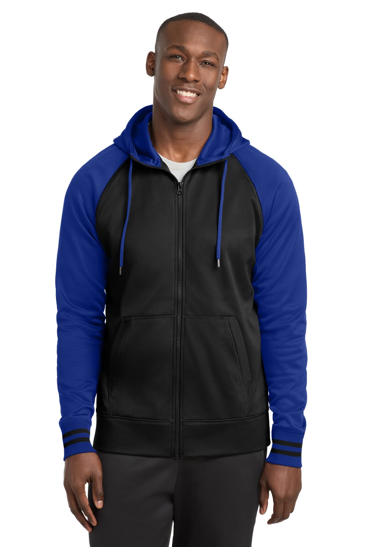Sport-Tek ® Sport-Wick ® Varsity Fleece Full-Zip Hooded Jacket. ST236 thumbnail 3