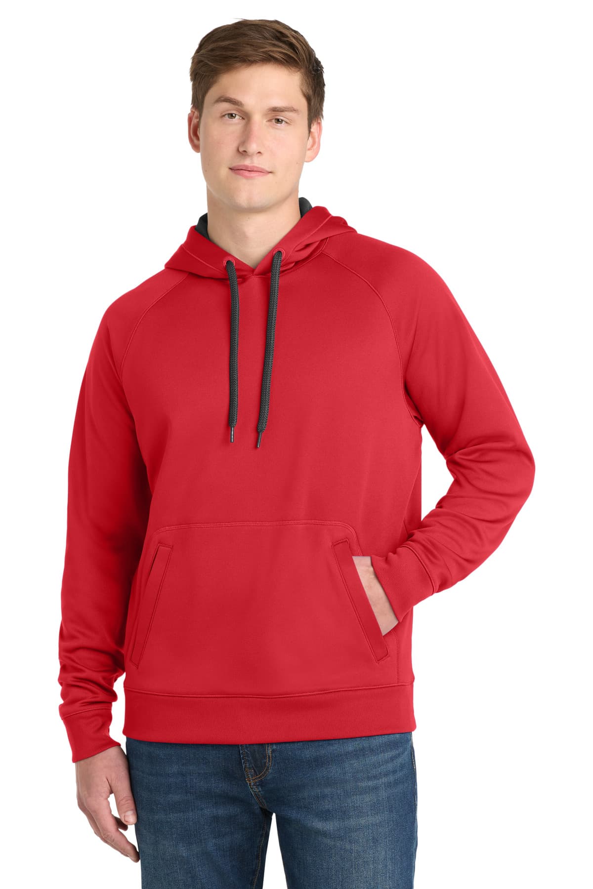 Sport-Tek ® Tech Fleece Hooded Sweatshirt. ST250 thumbnail 4