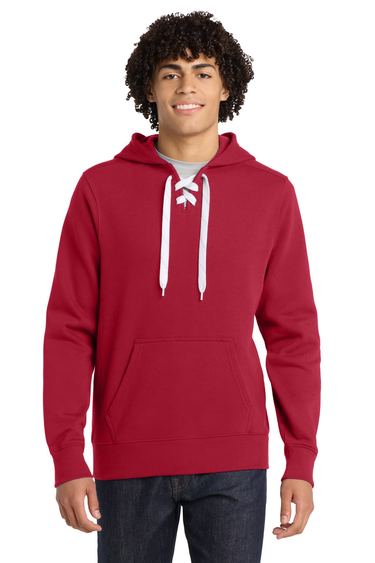 Sport-Tek ® Lace Up Pullover Hooded Sweatshirt. ST271 thumbnail 4