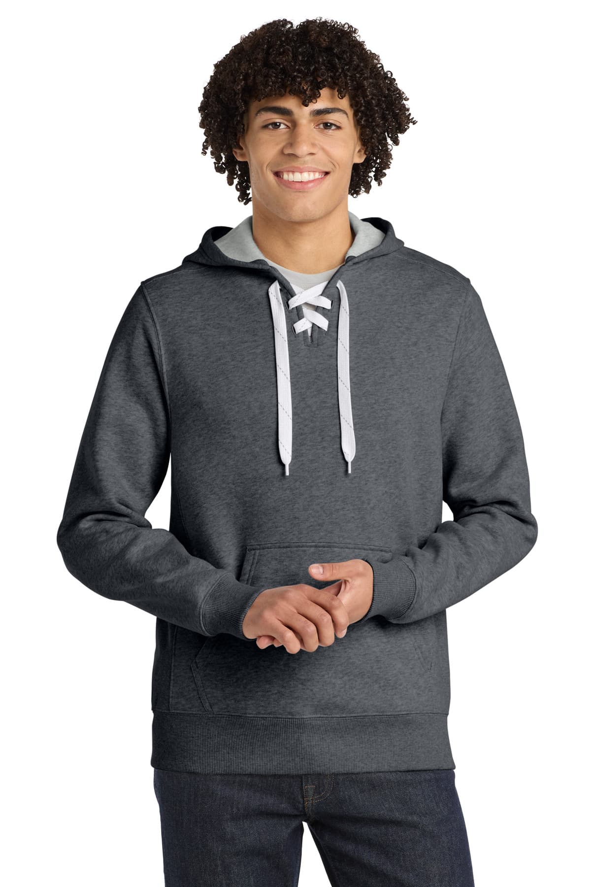 Sport-Tek ® Lace Up Pullover Hooded Sweatshirt. ST271 thumbnail 5