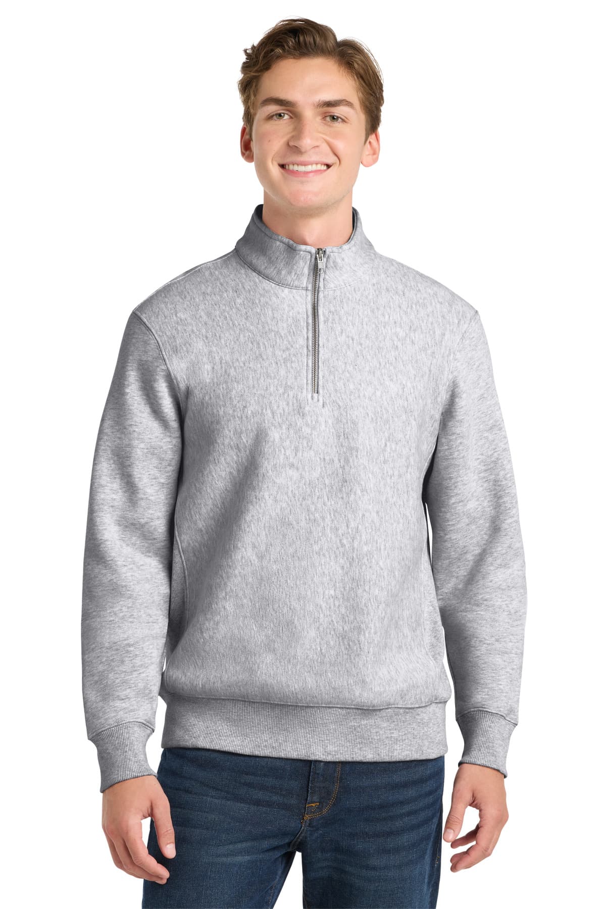 Sport-Tek ® Super Heavyweight 1/4-Zip Pullover Sweatshirt. ST283 thumbnail 2
