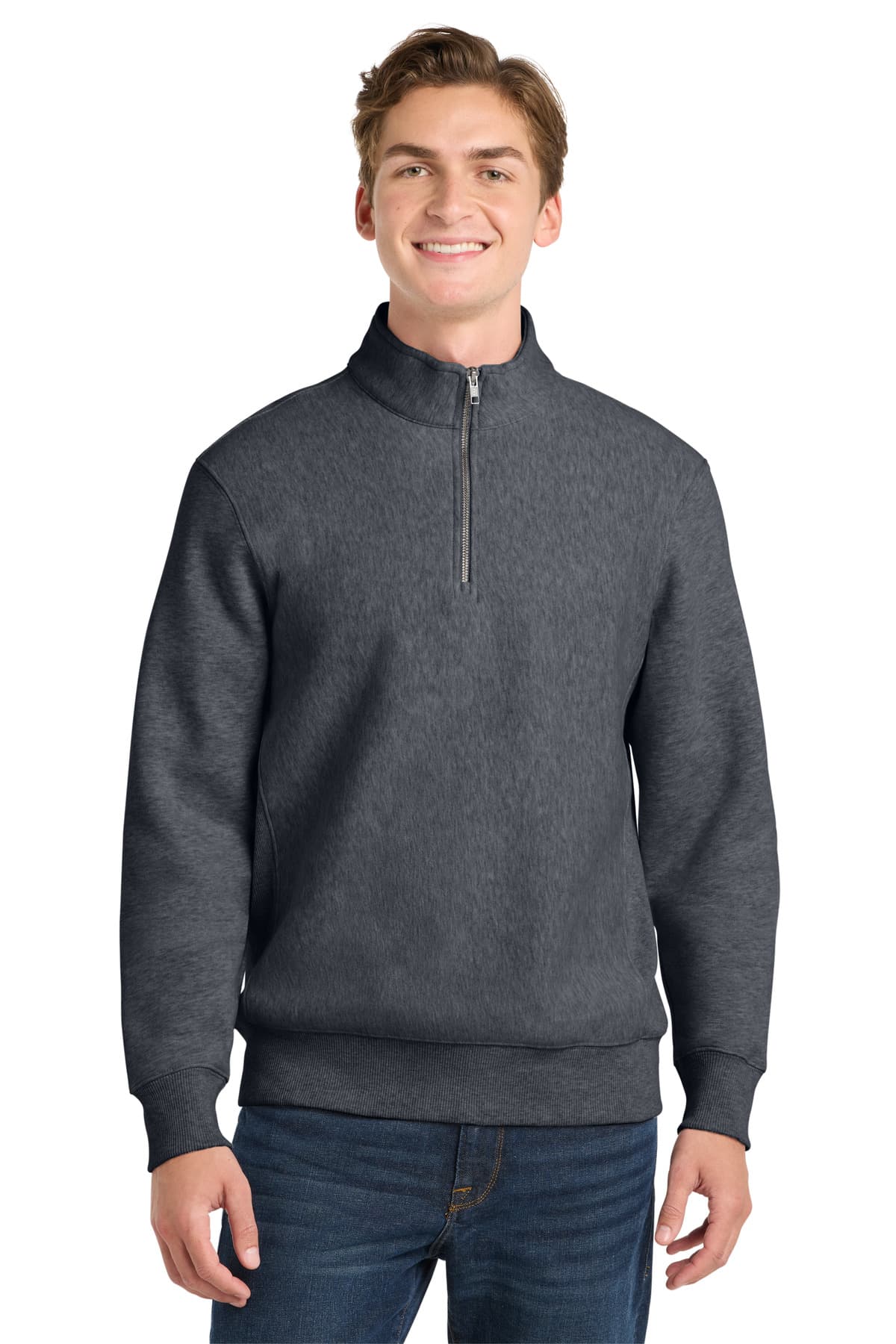 Sport-Tek ® Super Heavyweight 1/4-Zip Pullover Sweatshirt. ST283 thumbnail 4