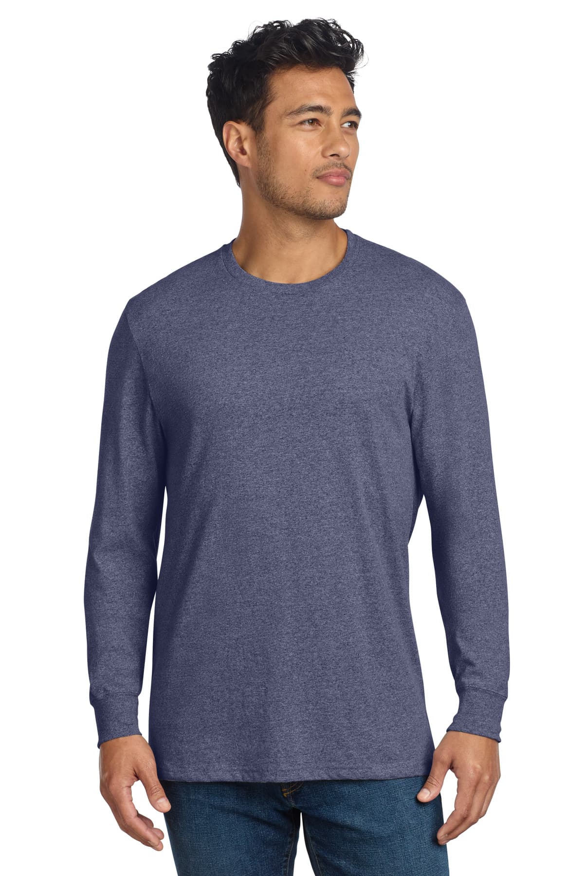 Allmade ® Unisex Long Sleeve Recycled Blend Tee AL6204 thumbnail 4
