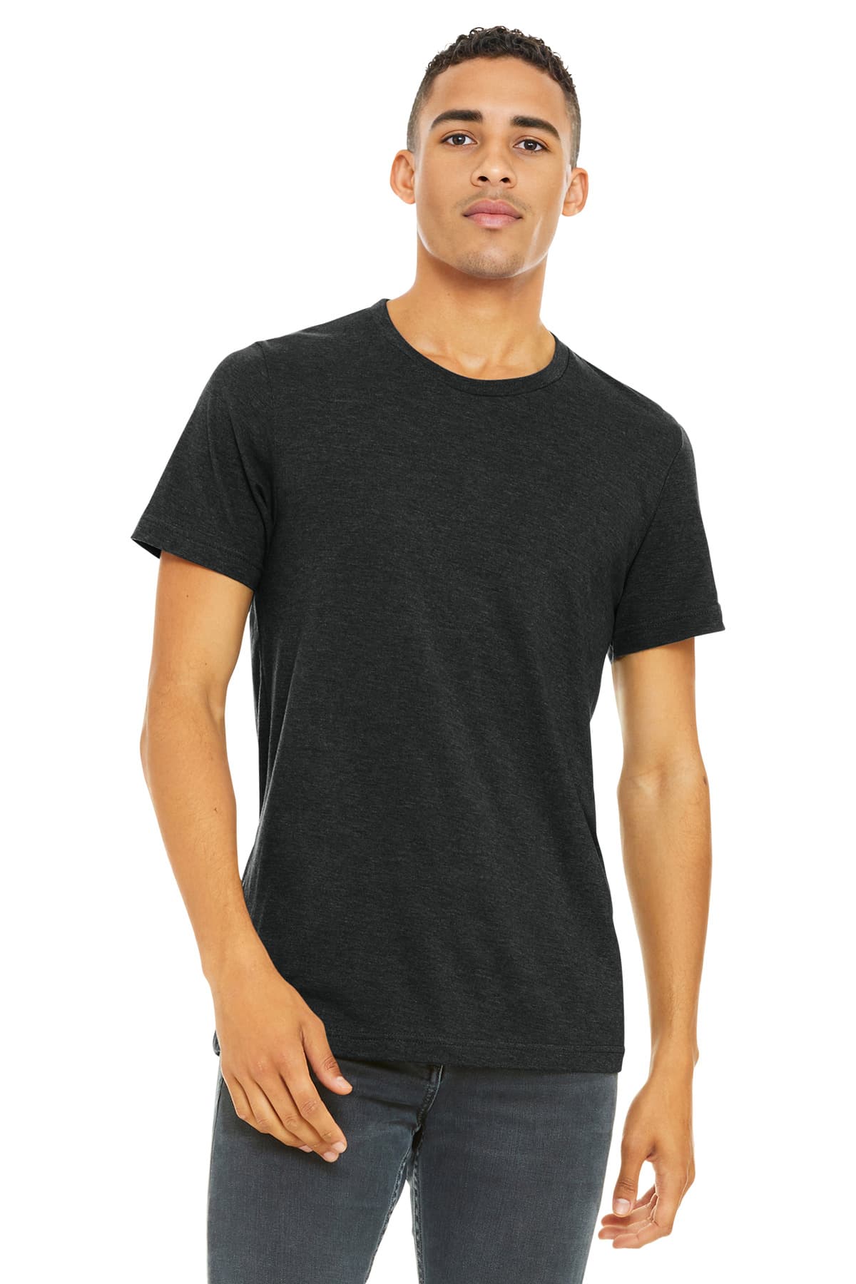 BELLA+CANVAS ® Unisex Heather CVC Short Sleeve Tee. BC3001CVC thumbnail 3