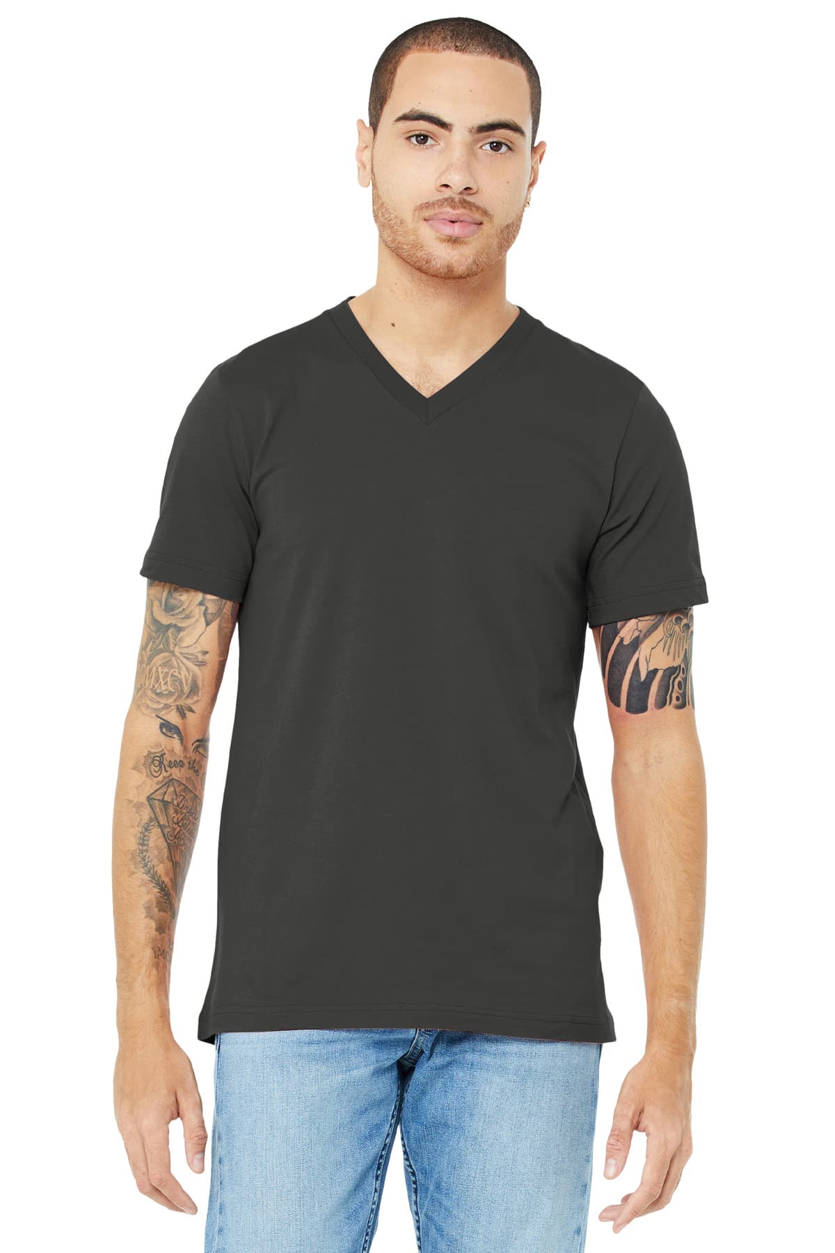 BELLA+CANVAS ® Unisex Jersey Short Sleeve V-Neck Tee. BC3005 thumbnail 2