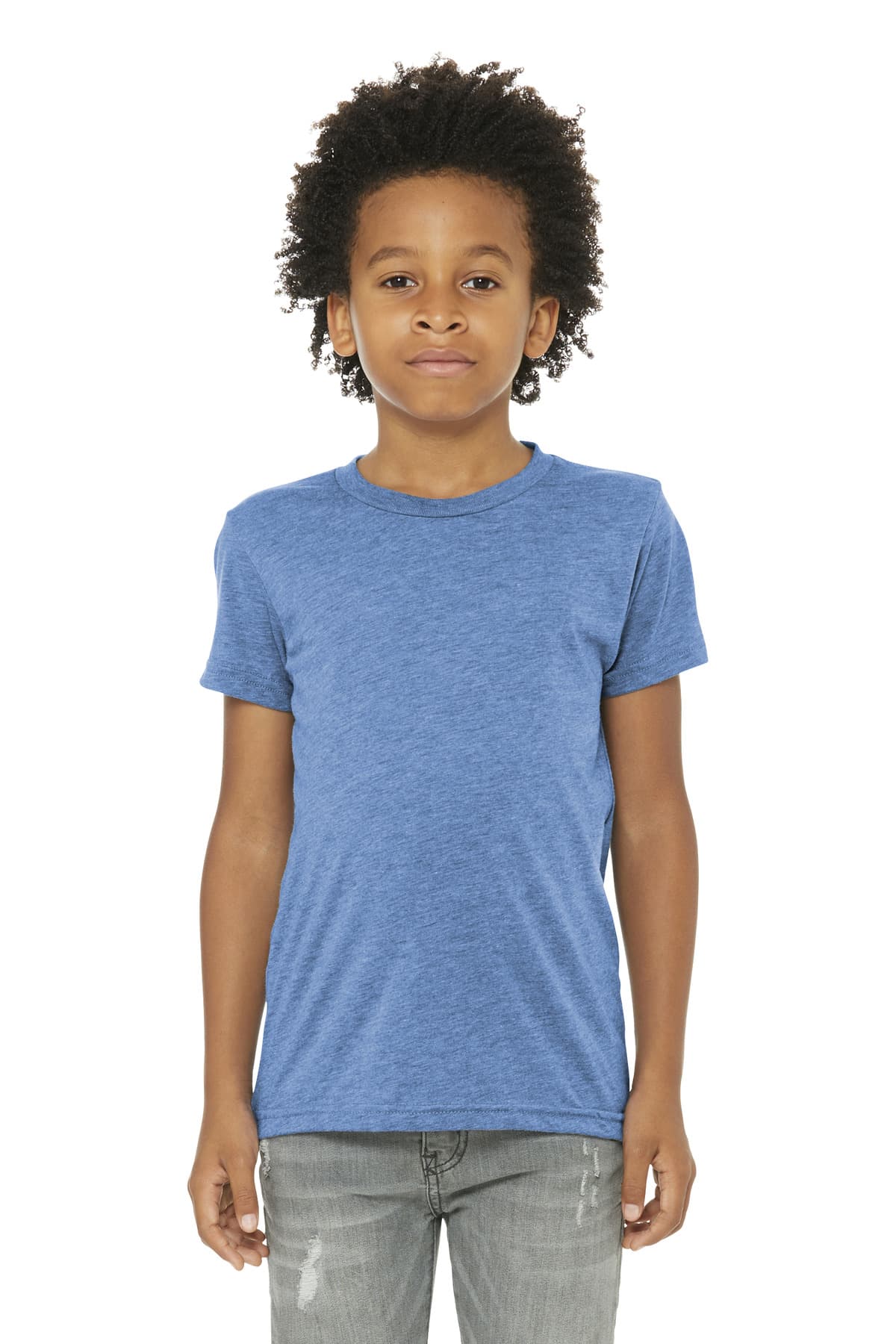 BELLA+CANVAS ® Youth Triblend Short Sleeve Tee. BC3413Y thumbnail 2