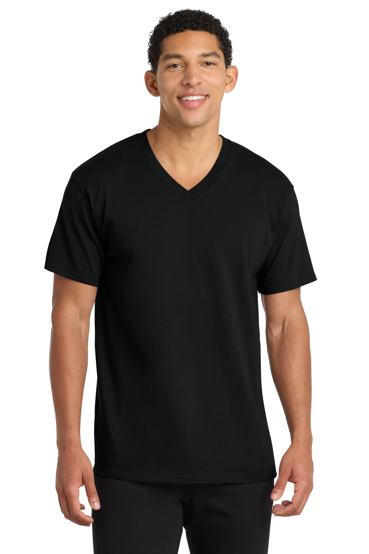 Port & Co  Core Cotton V-Neck Tee. PC54V thumbnail 5