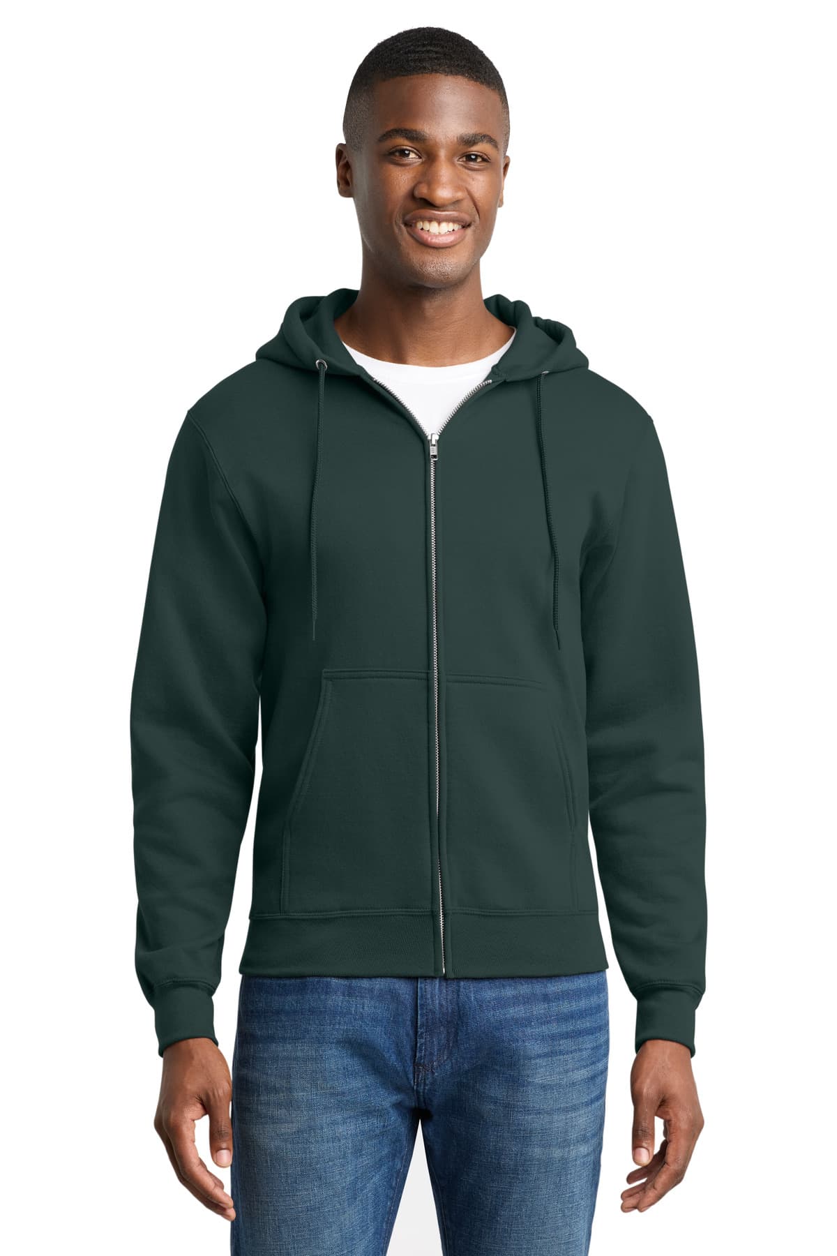 Port & Co  Core Fleece Full-Zip Hooded Sweatshirt. PC78ZH thumbnail 3