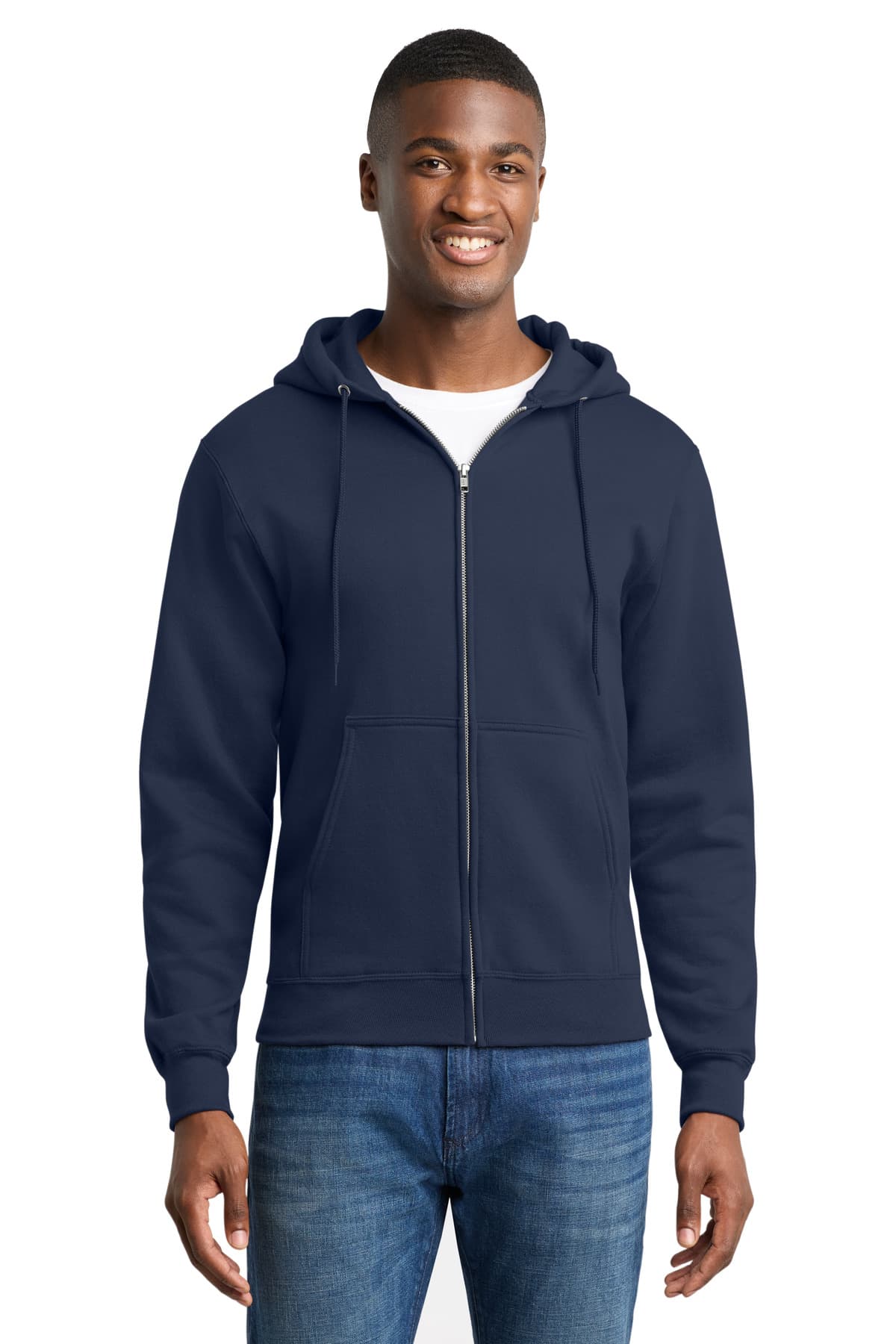 Port & Co  Core Fleece Full-Zip Hooded Sweatshirt. PC78ZH thumbnail 5