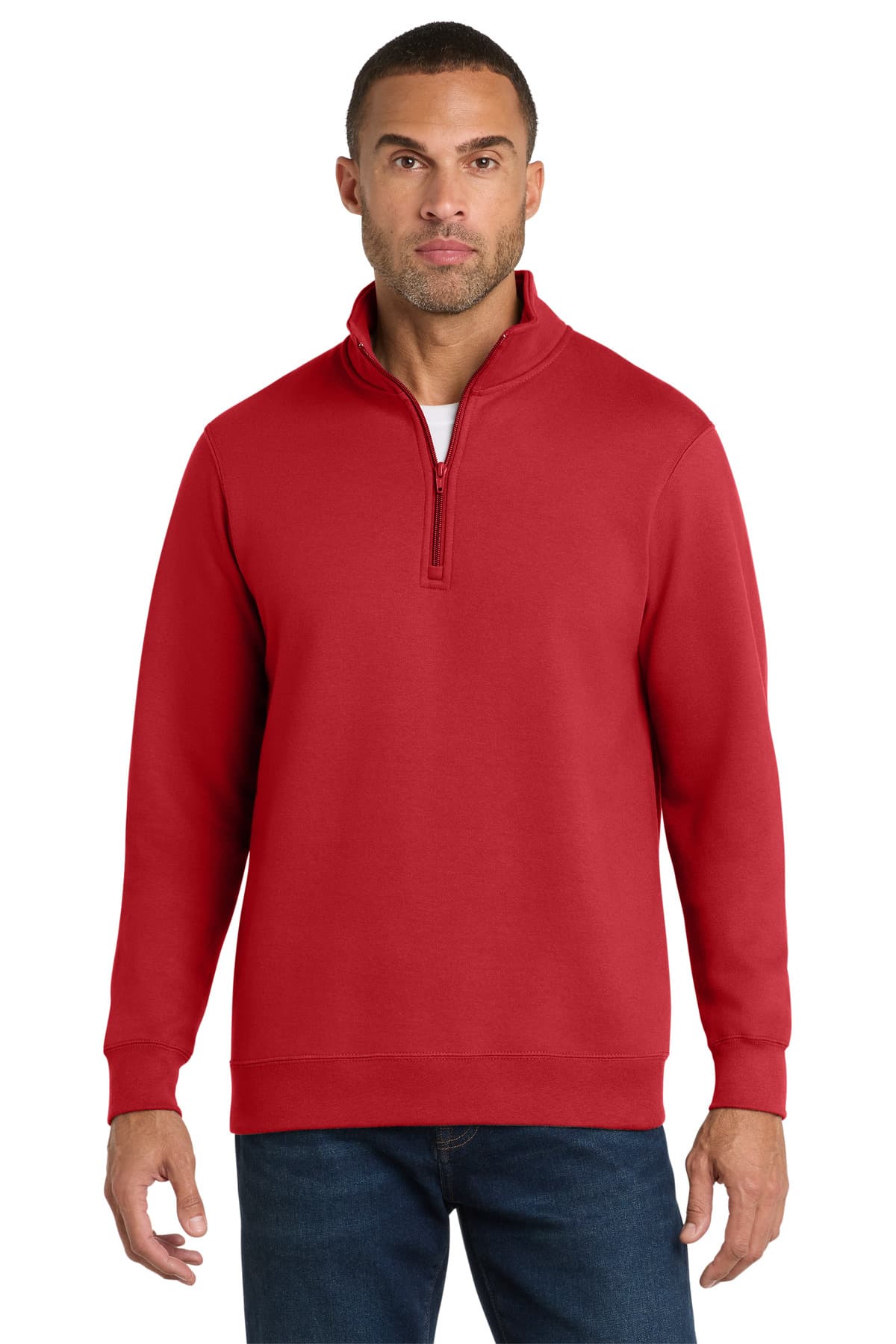 Port & Co  Fan Favorite Fleece 1/4-Zip Pullover Sweatshirt. PC850Q thumbnail 4