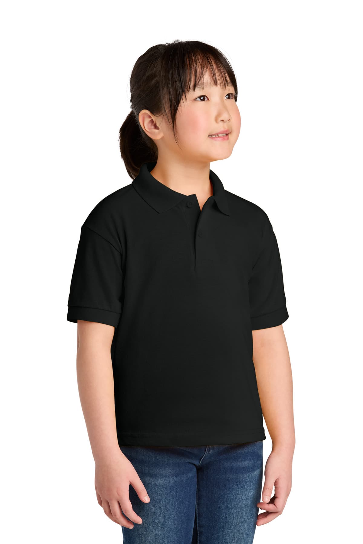 Gildan ® Youth DryBlend ® 6-Ounce Jersey Knit Sport Shirt. 8800B thumbnail 2