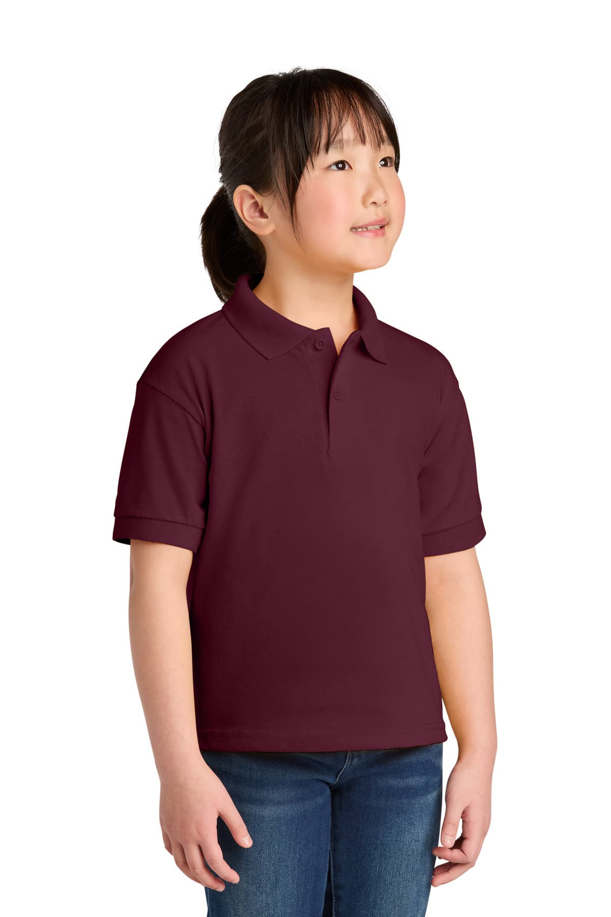 Gildan ® Youth DryBlend ® 6-Ounce Jersey Knit Sport Shirt. 8800B thumbnail 4