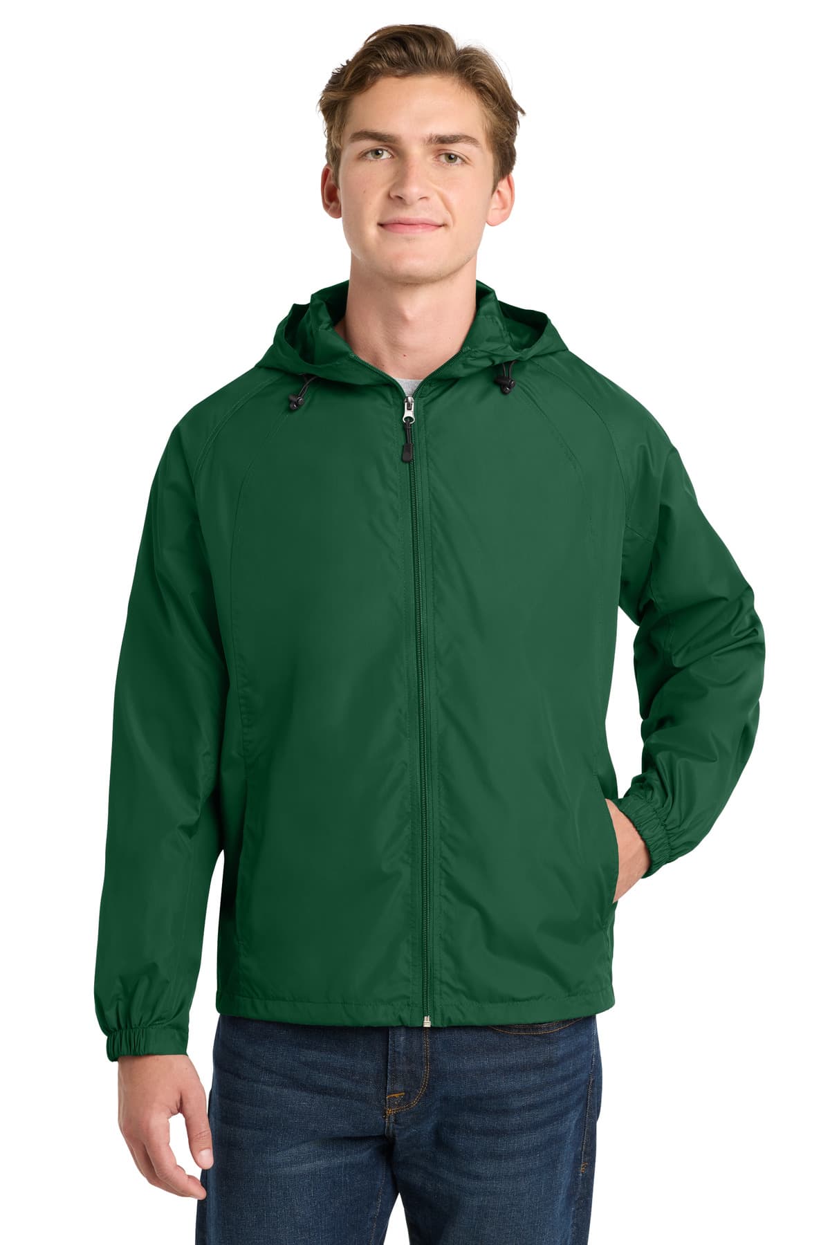 Sport-Tek ® Hooded Raglan Jacket. JST73 thumbnail 3