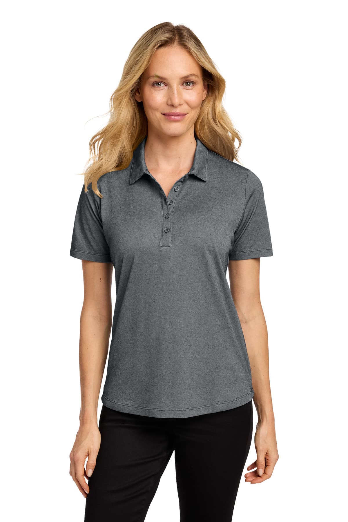 Port Authority ® Women's Fine Pique Blend Polo LK830 thumbnail 4