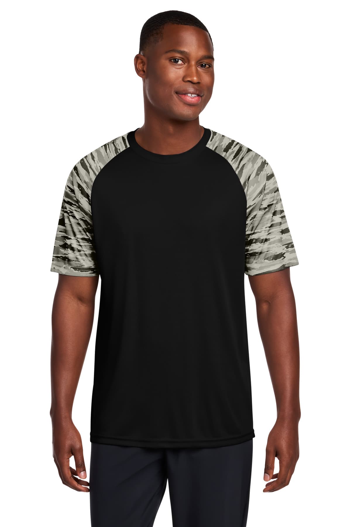 Sport-Tek ® Drift Camo Colorblock Tee ST376 thumbnail 2