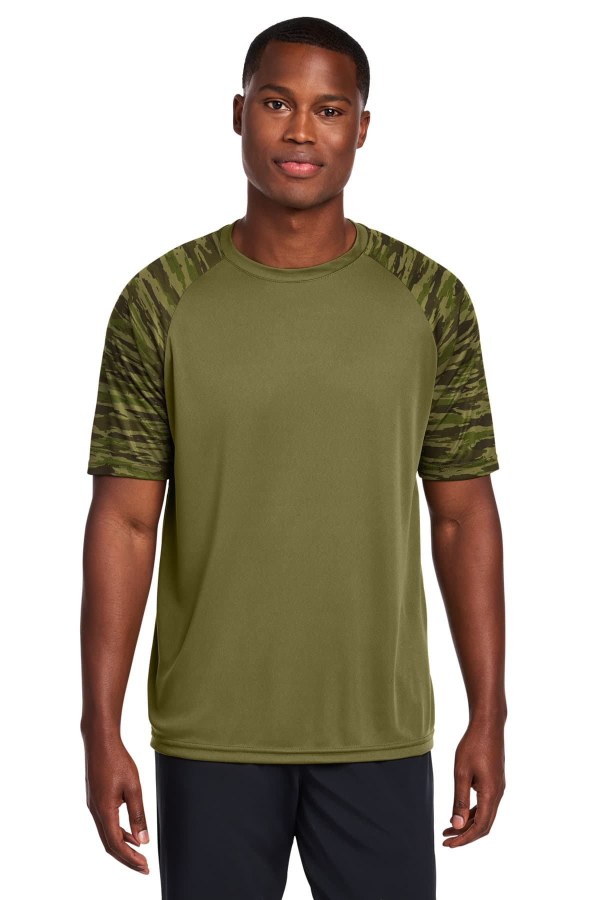 Sport-Tek ® Drift Camo Colorblock Tee ST376 thumbnail 3