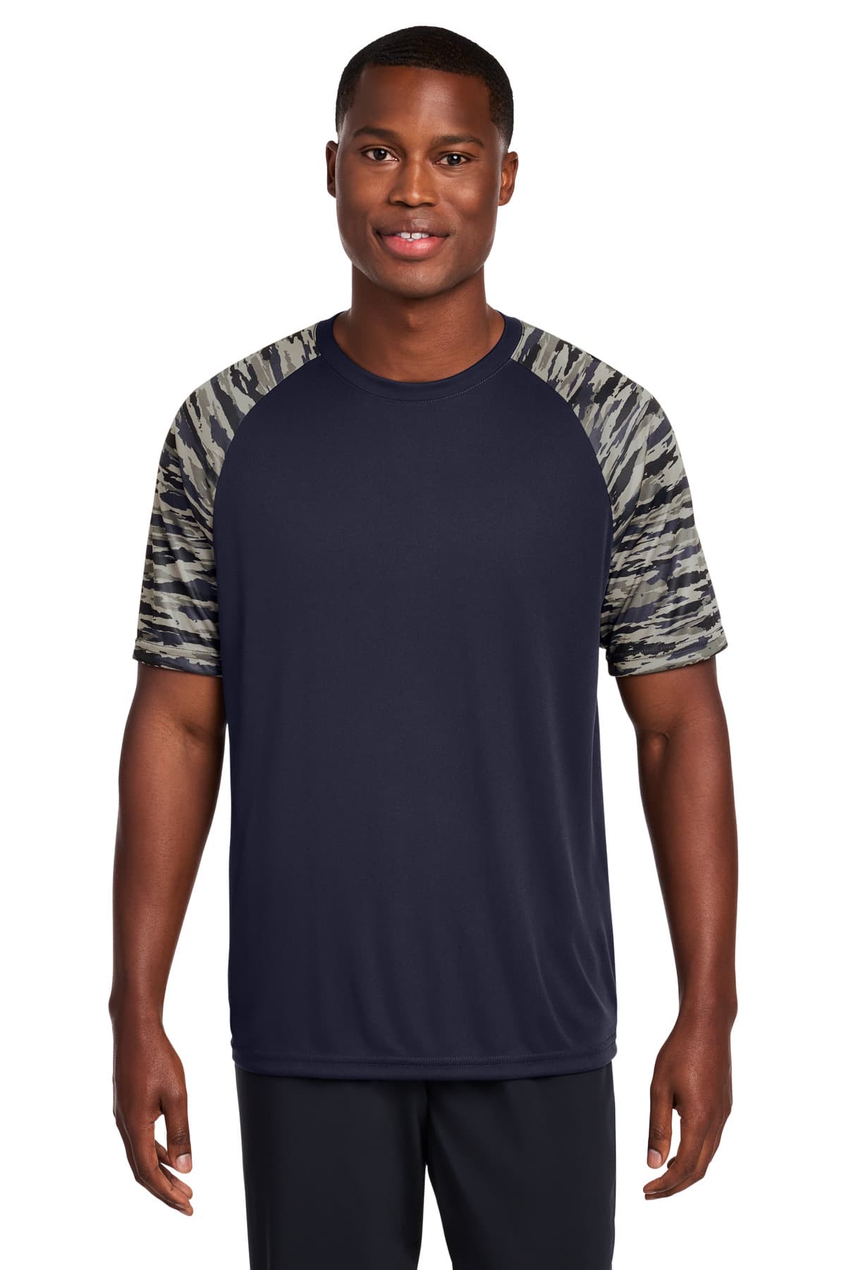 Sport-Tek ® Drift Camo Colorblock Tee ST376 thumbnail 5